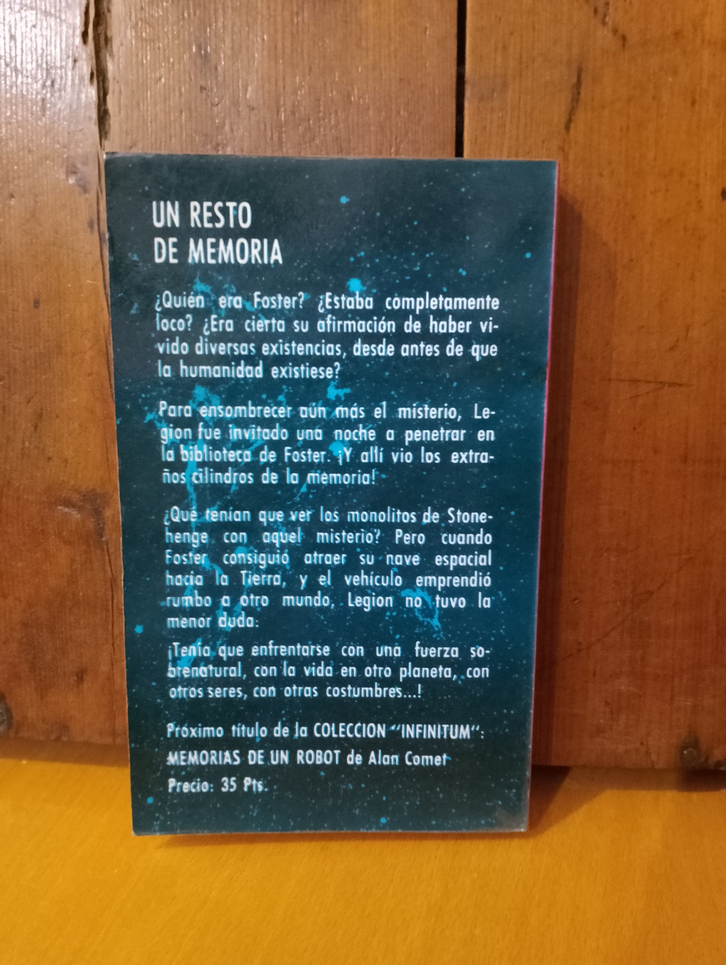 Un resto de memoria. Keith Laumer