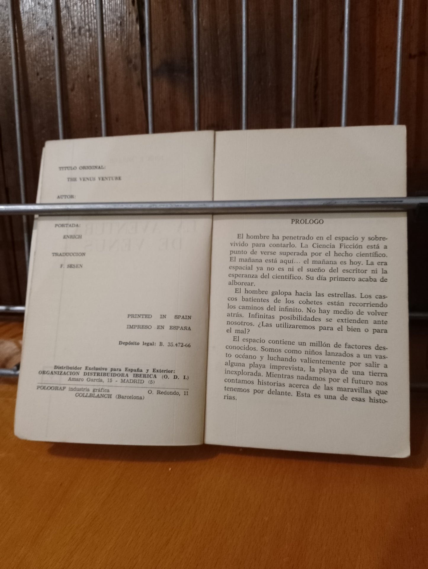 La aventura de Venus. John E. Muller
