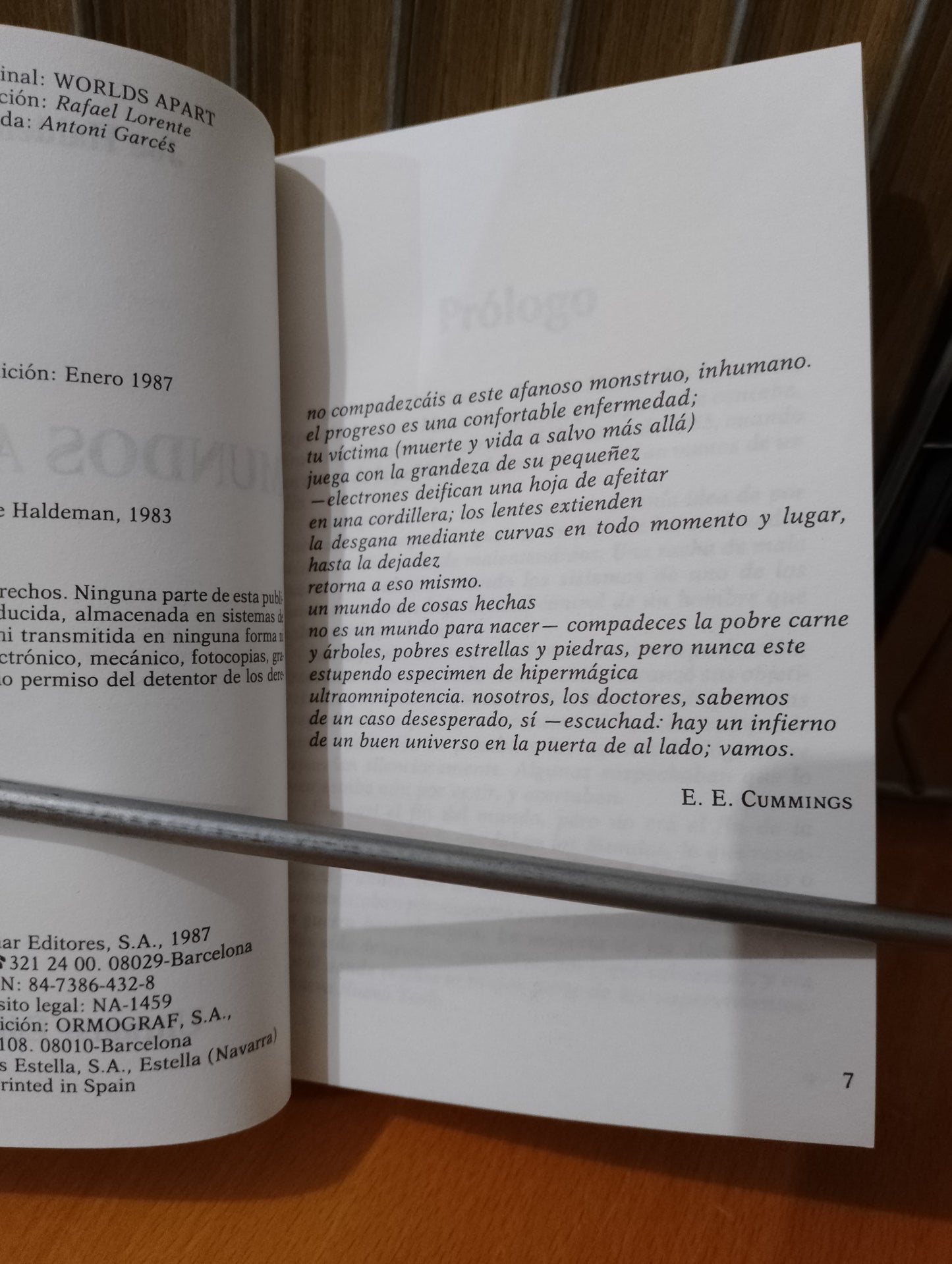 Mundos aparte. Joe Haldeman