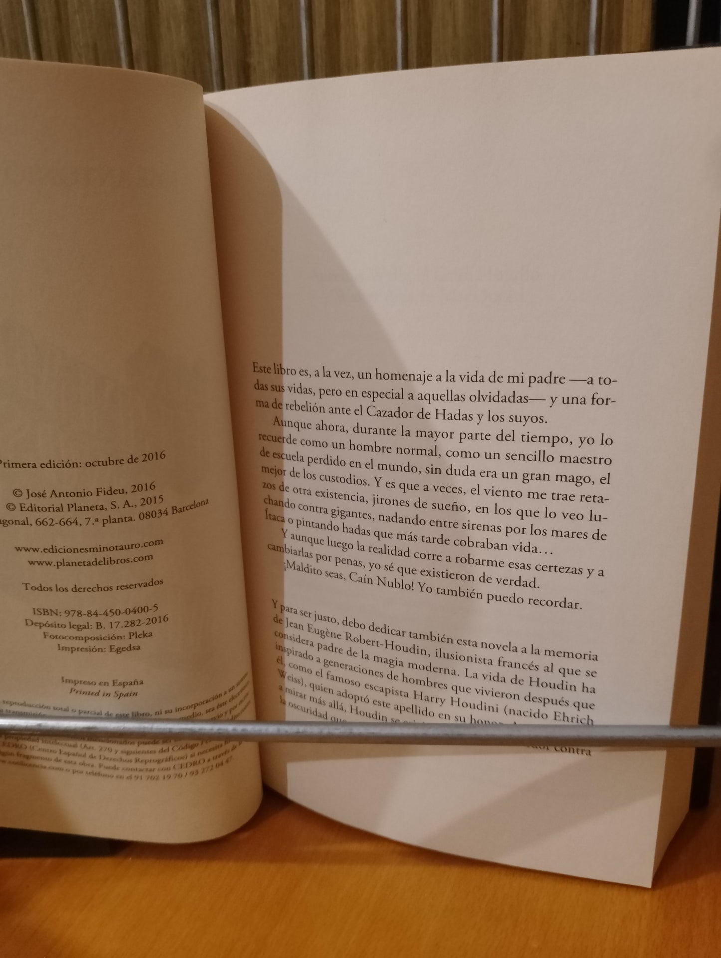 Los últimos años de la magia. Jose Antonio Fideu