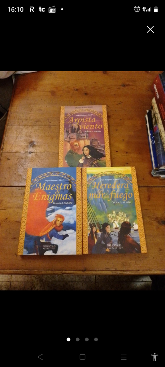 Trilogía juego de enigmas. Patricia A. McKillip