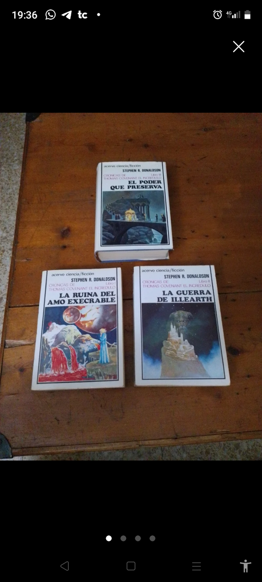 Crónicas de Thomas Covenant El incrédulo. Stephen R Donaldson