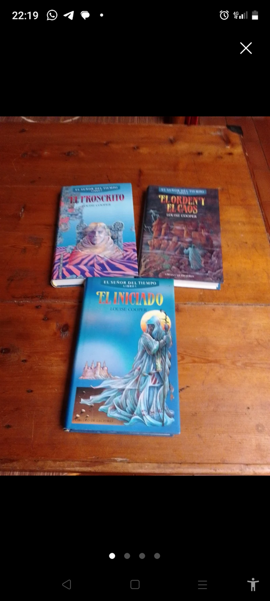 Trilogía el señor del tiempo. Louise Cooper
