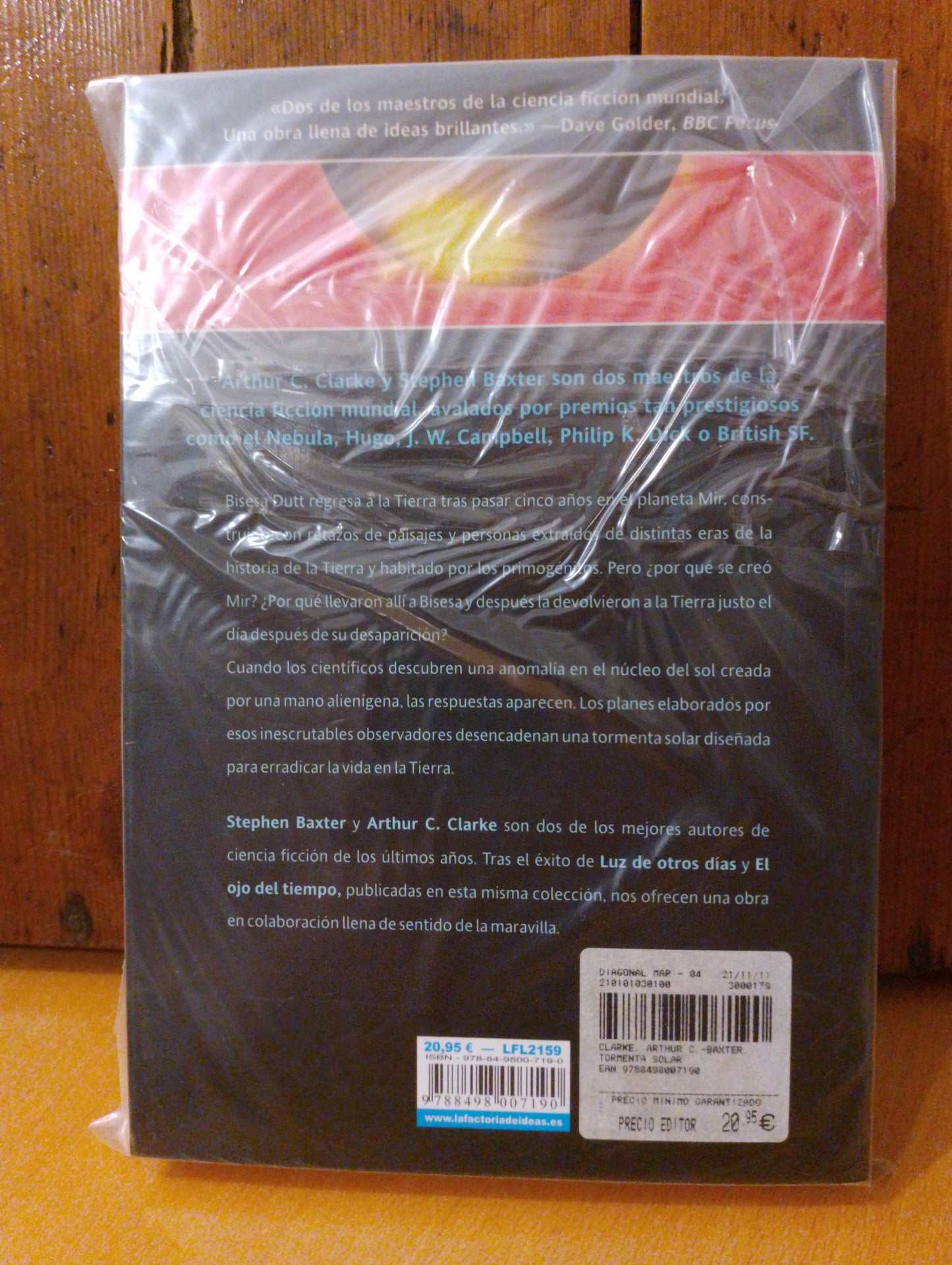 Tormenta solar. Arthur C Clarke. Stephen Baxter