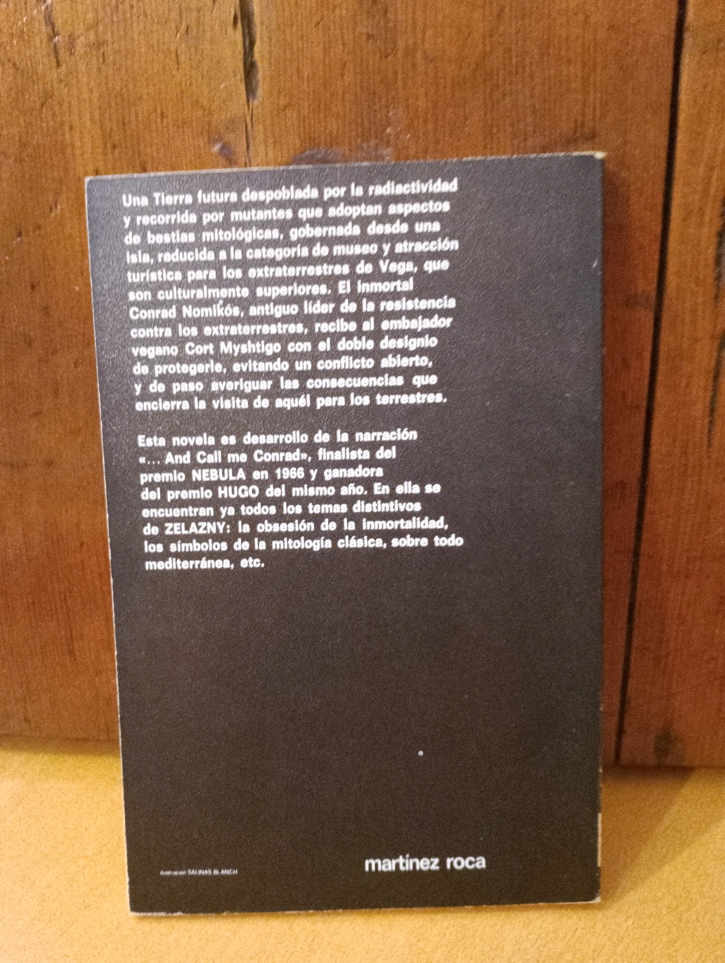 Tú, el inmortal. Roger Zelazny