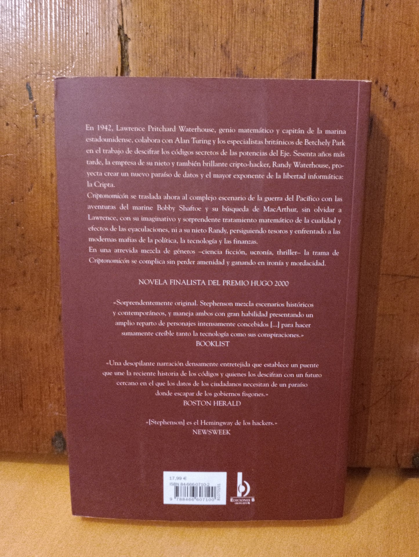 Criptomicon 2 Código Pontifex. Neal Stephenson