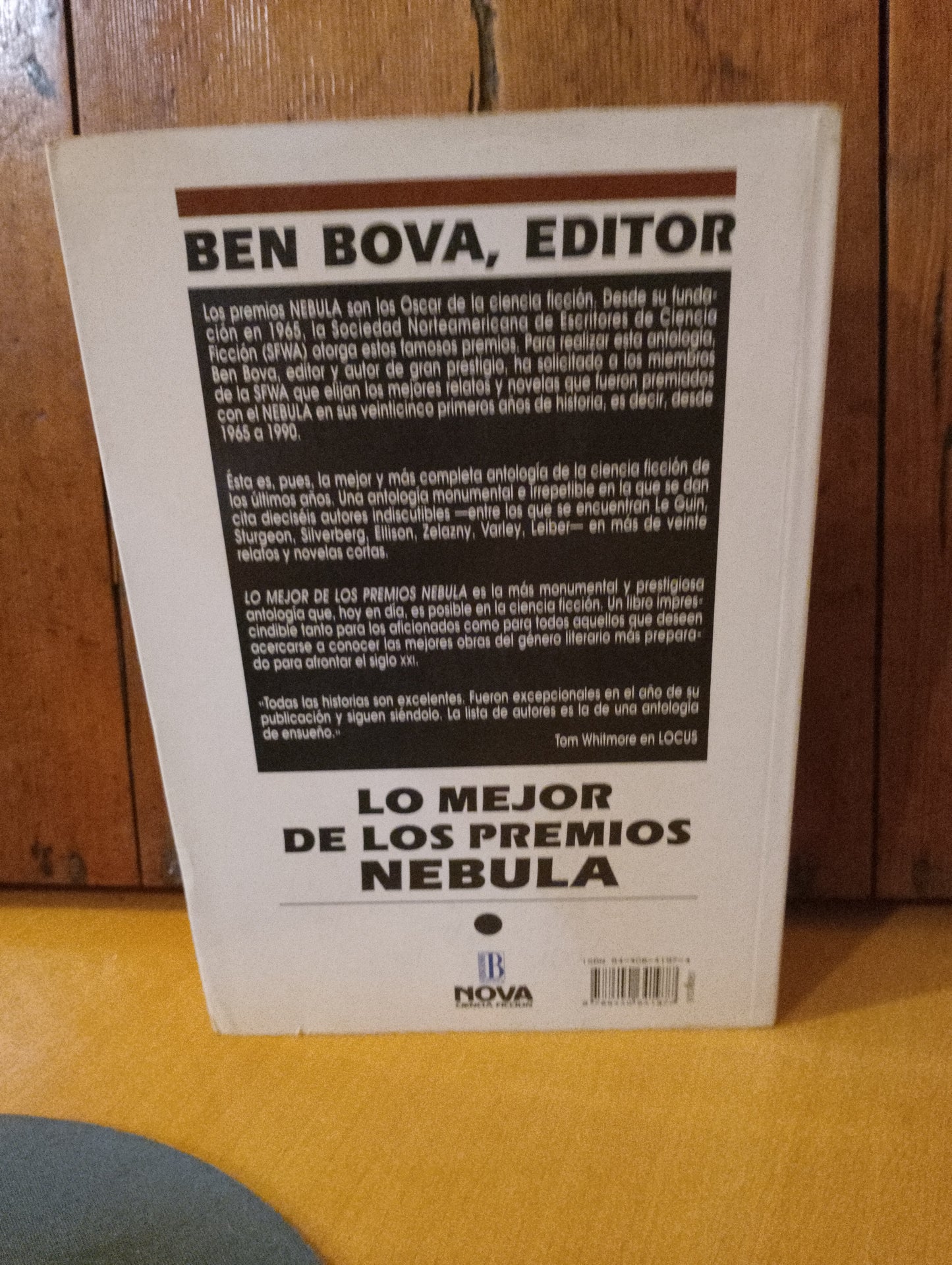 Lo mejor de premios nebulae. Ben Nova, editor