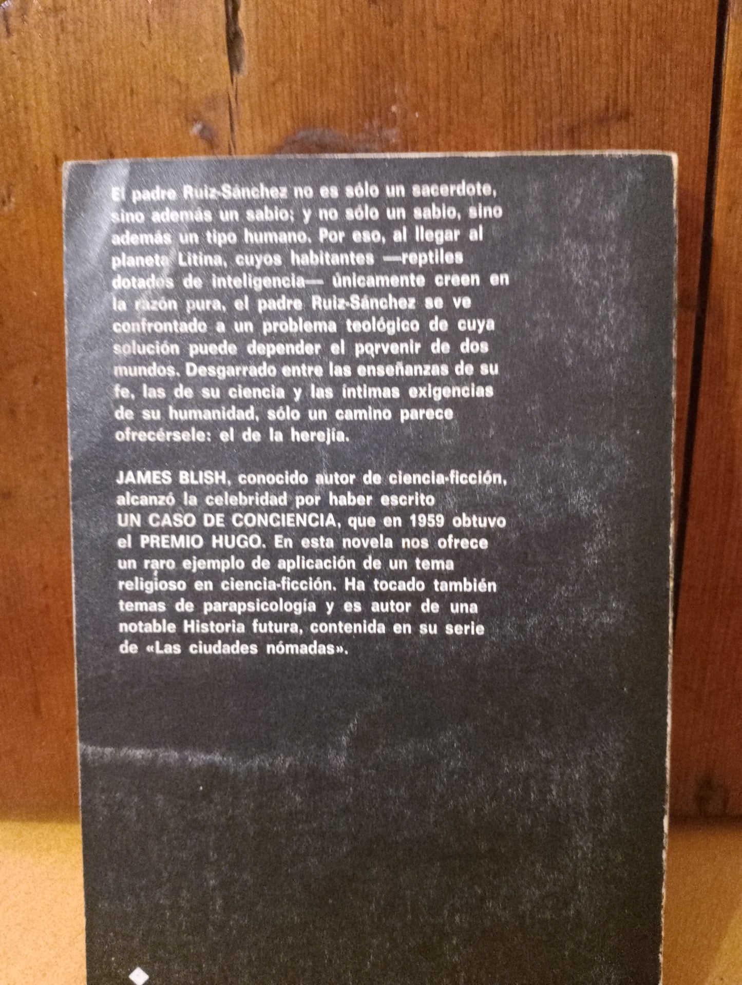 Un caso de conciencia. James Blish