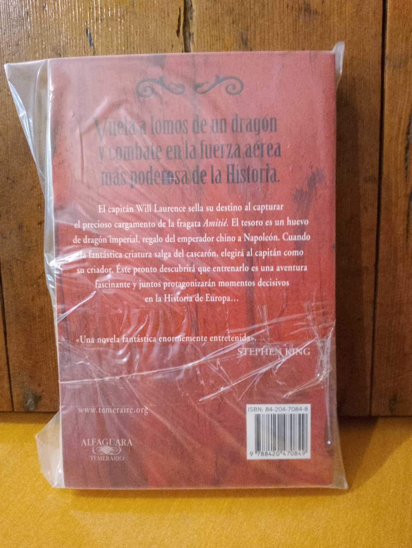 Temerario. El dragón de su majestad. Naomi Novik