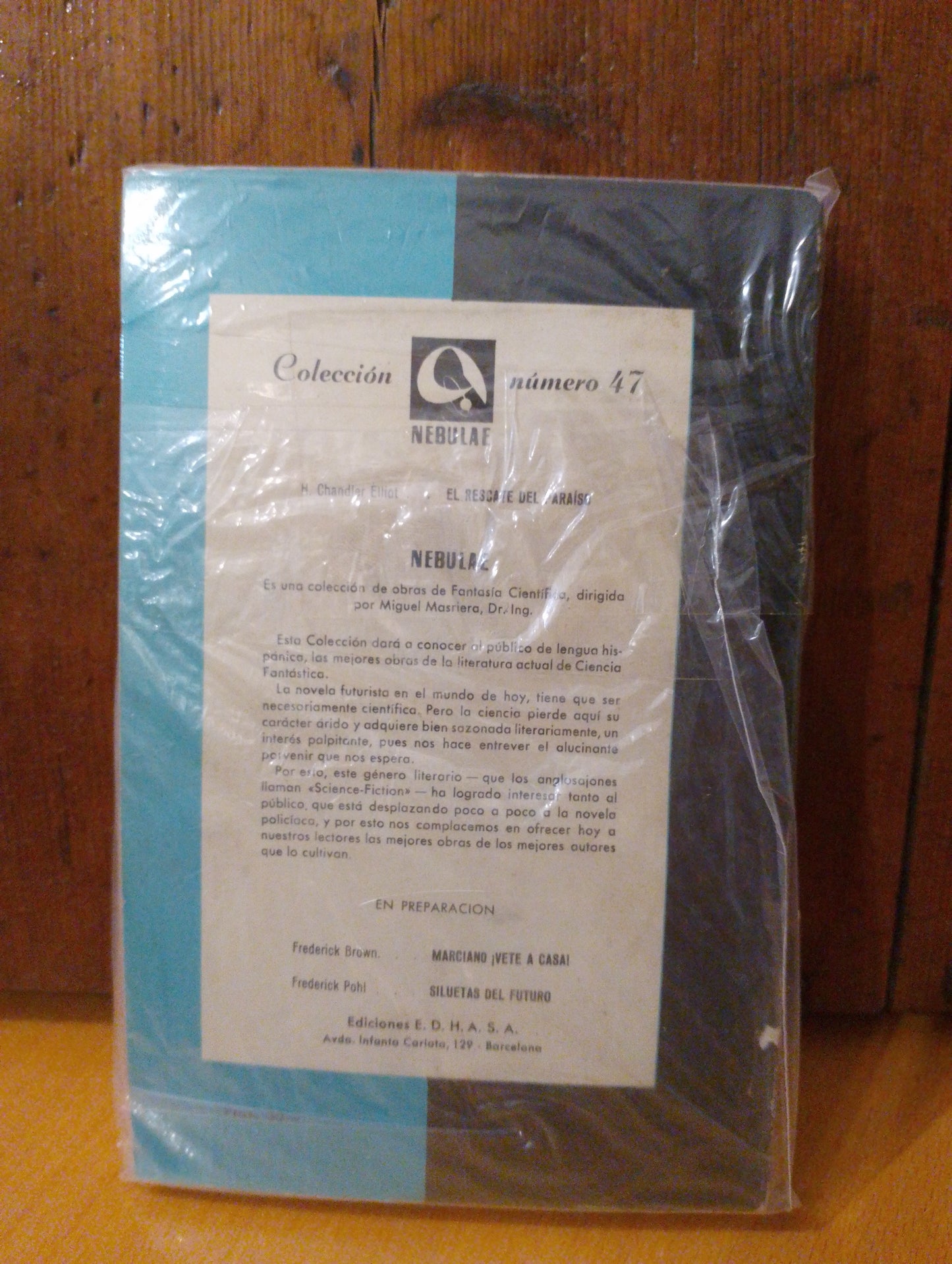 El rescate del paraiso. H. Chandler Elliot