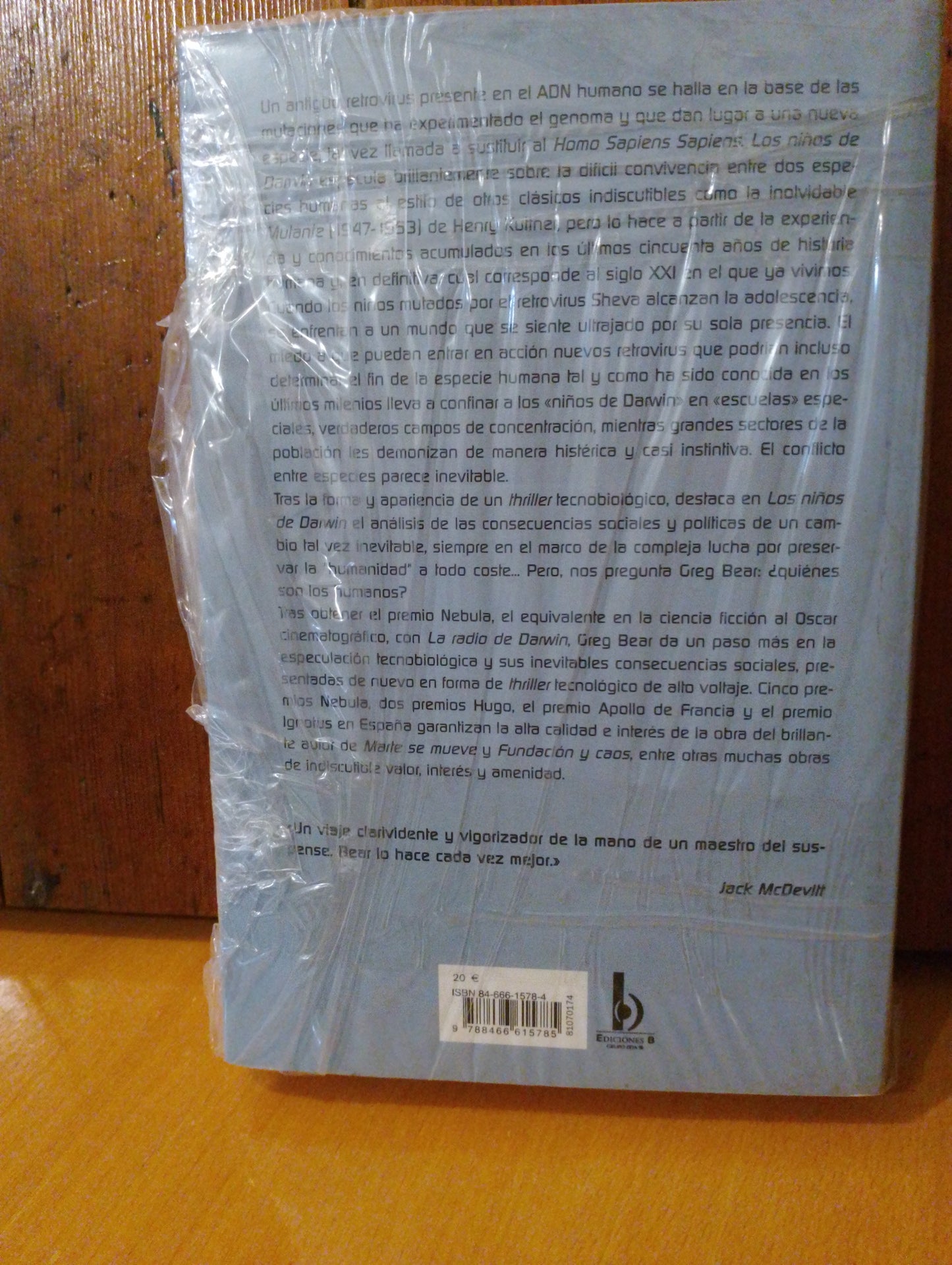 Los niños de Darwin. Greg Bear