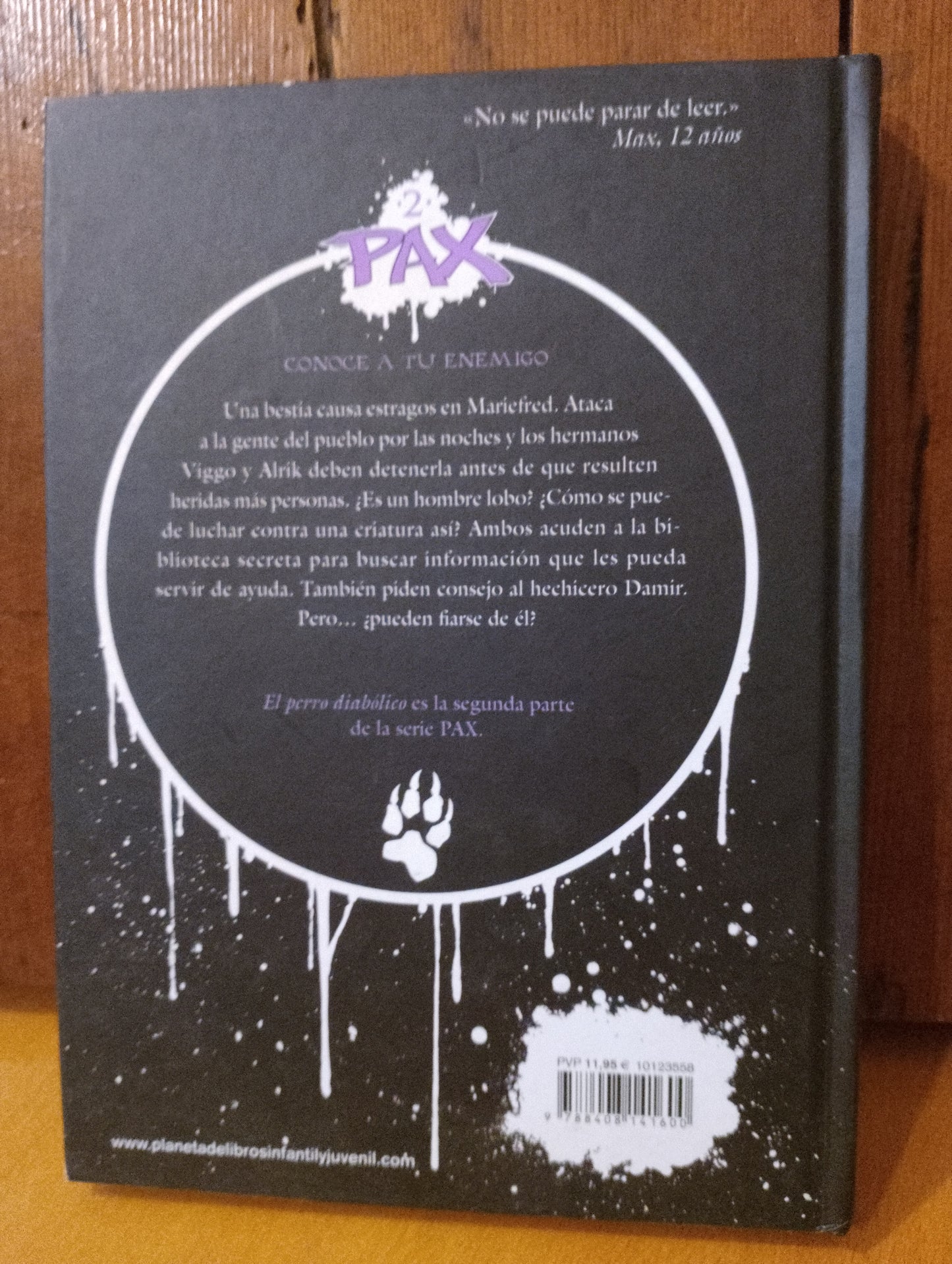 Pax. El perro diabólico. Asa Larson. Ingela Korsell