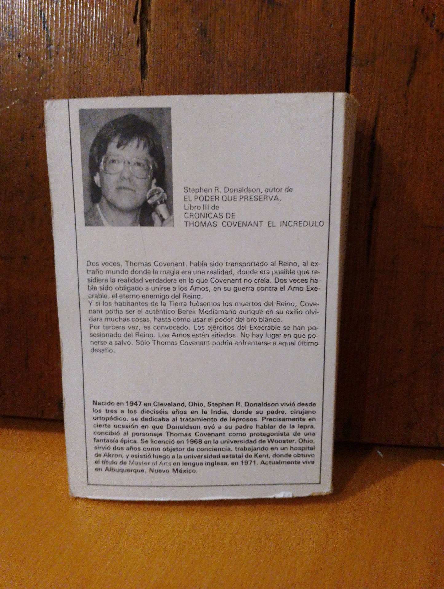 El poder que preserva. Stephen R Donaldson