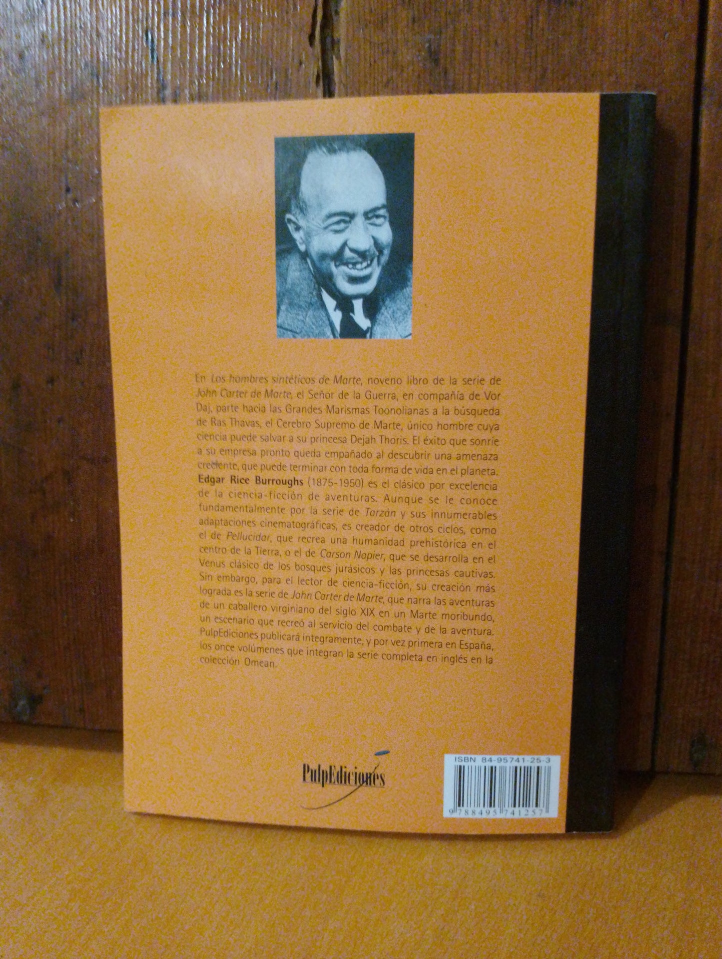 Los hombres sintéticos de Marte. Edgar Rice Burroughs