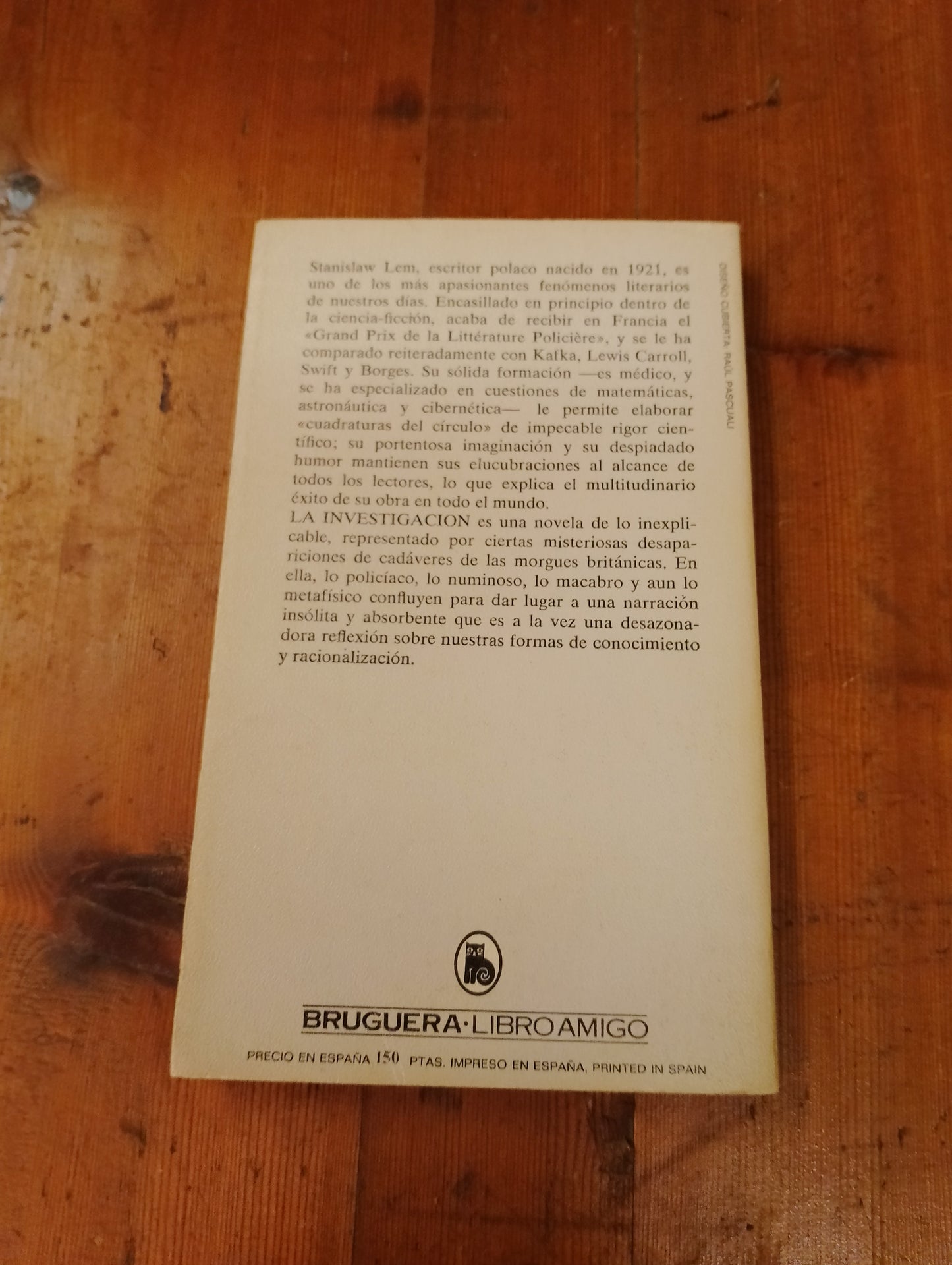 La investigación. Stanislaw Lem