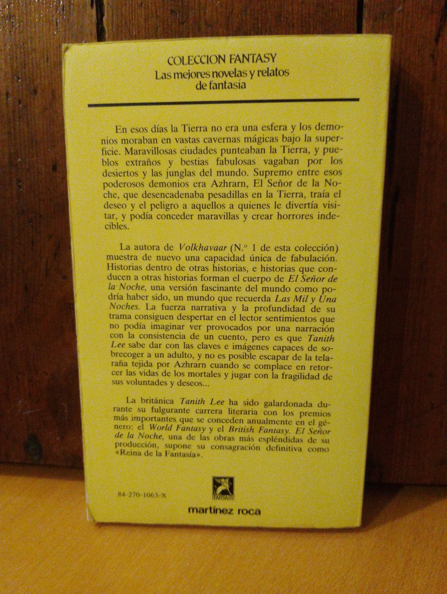 El señor de la noche. Tanith Lee