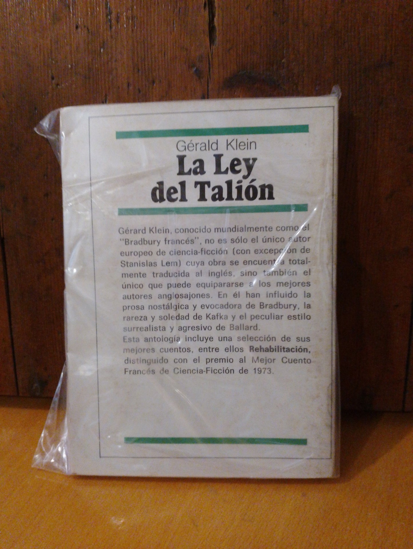 La ley del Talión. Gerald Klein