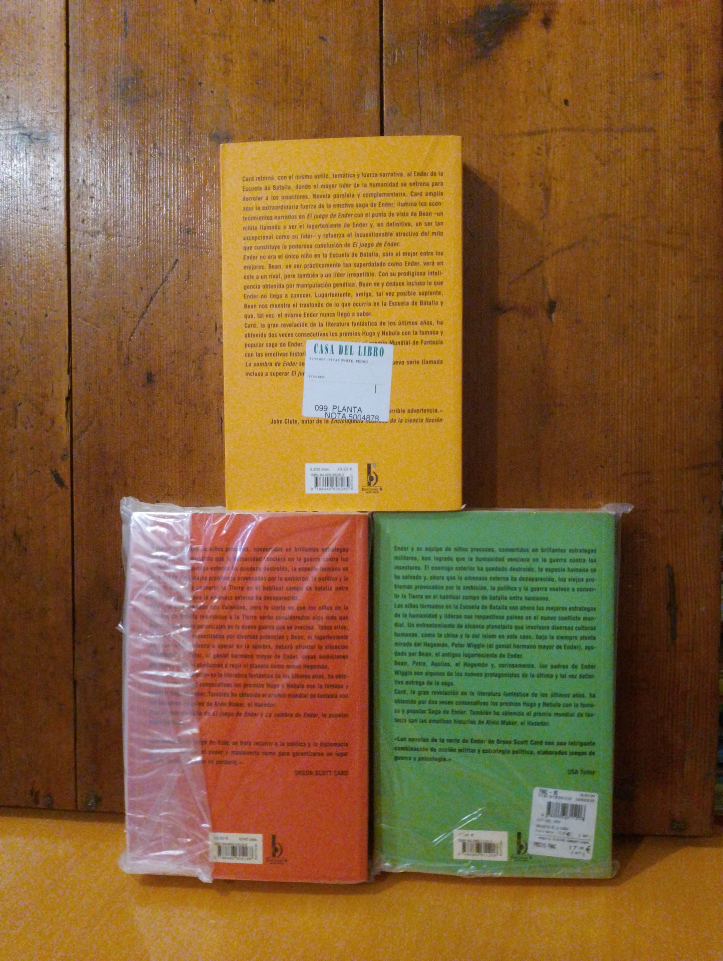 Trilogía la sombra de Ender. Orson Scott Card