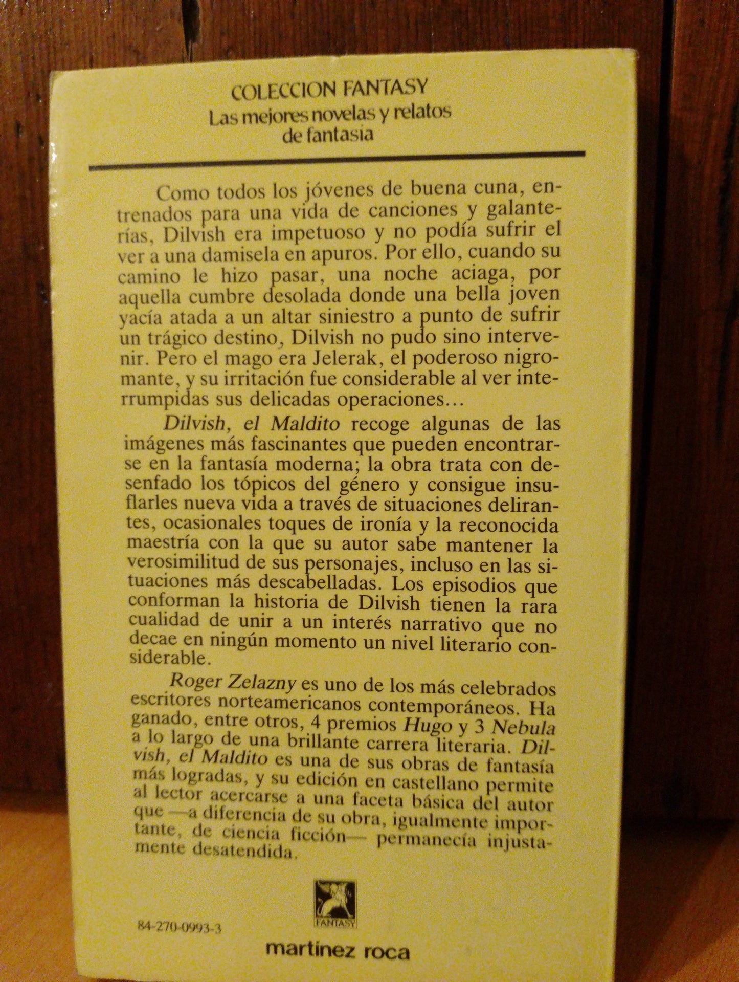 Dilvish, el maldito. Roger Zelazny