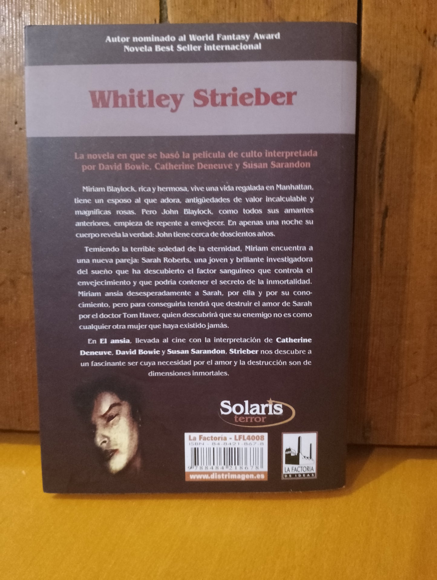 El ansia. Whitley Streiber