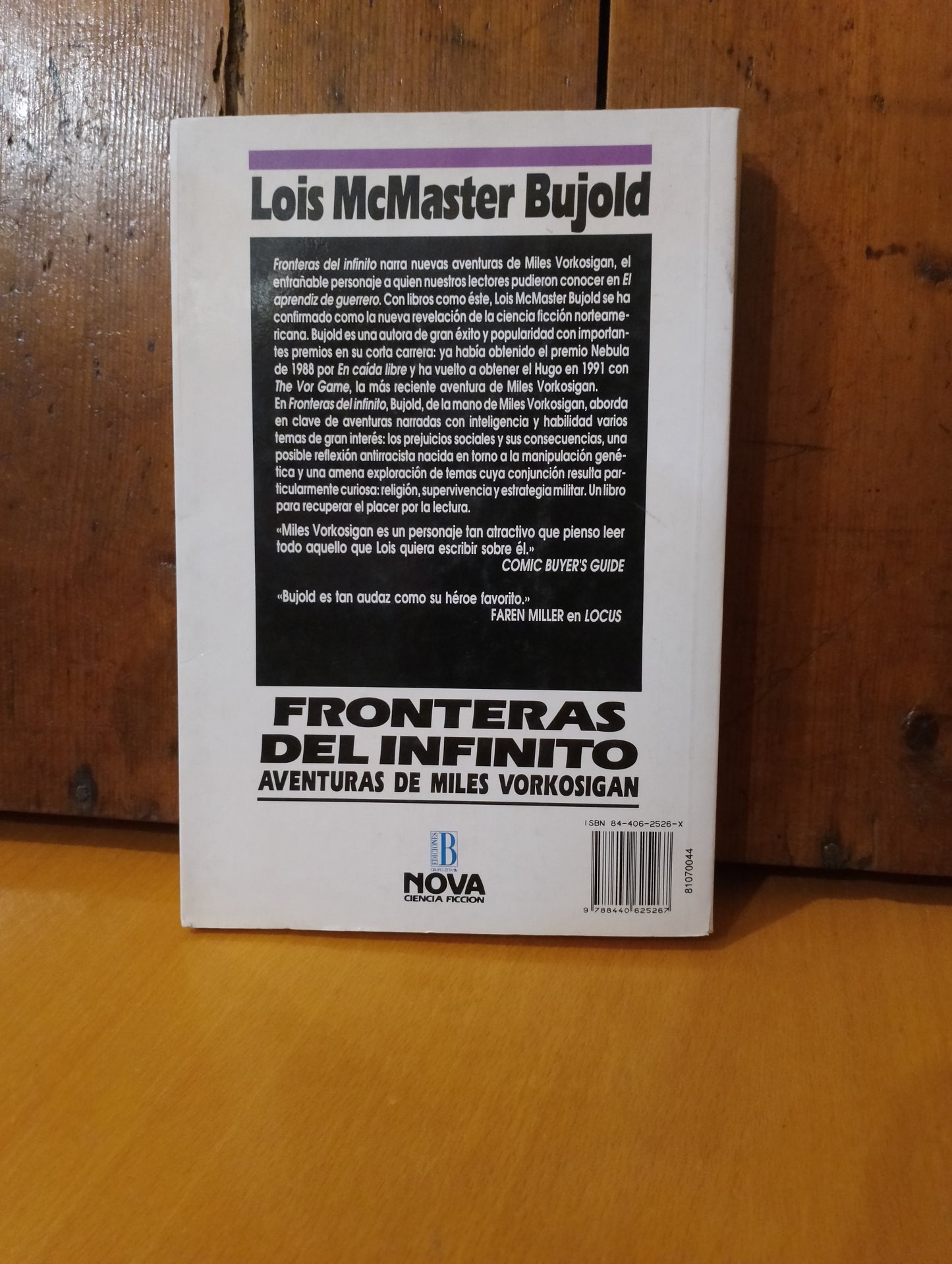 Fronteras del infinito. Lois McMaster Bujold