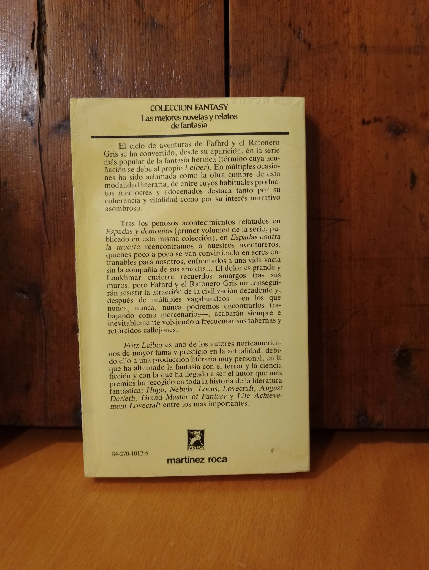 Espadas contra la muerte. Fritz Leiber