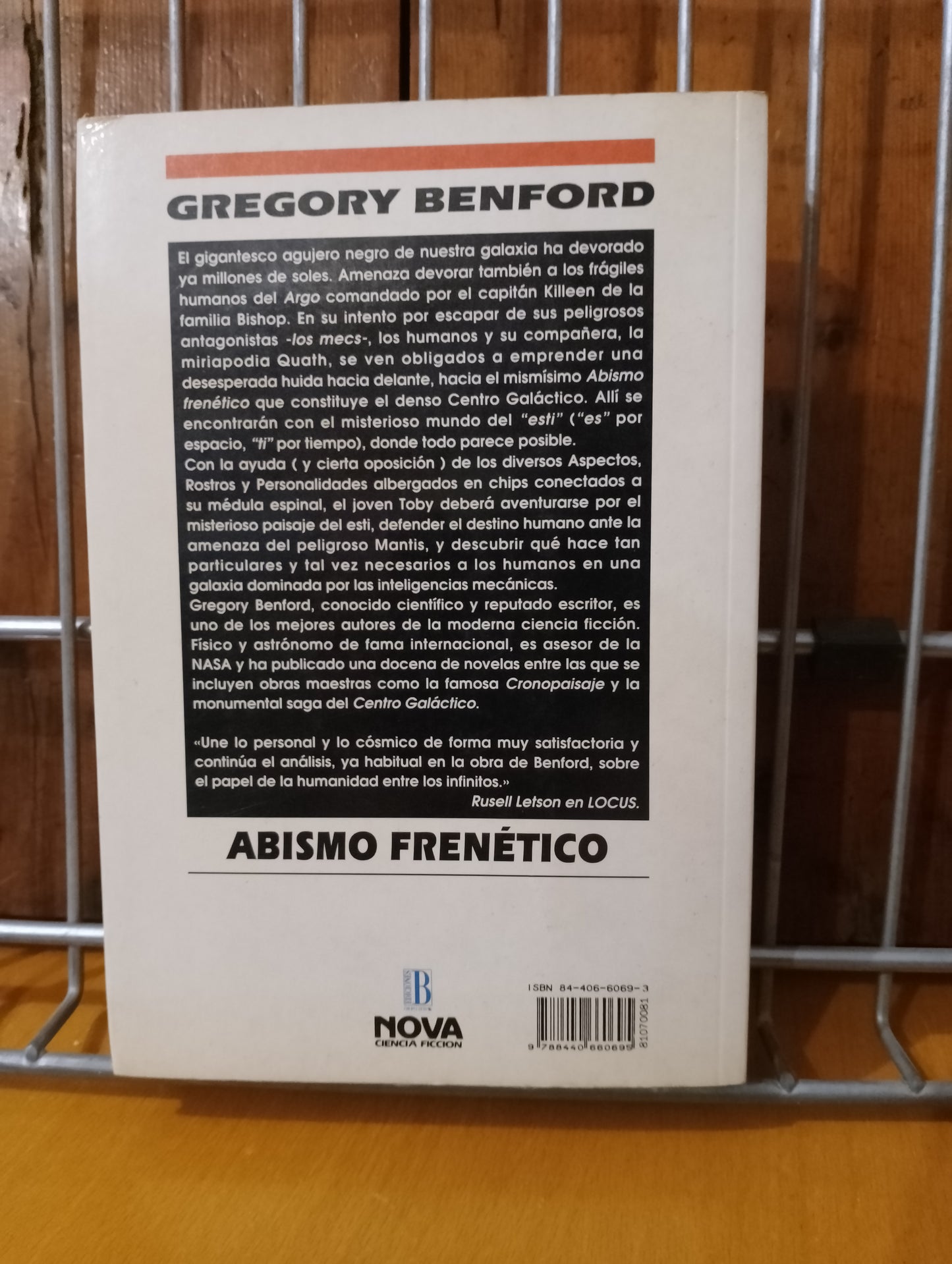 Abismo frenético. Gregory Benford