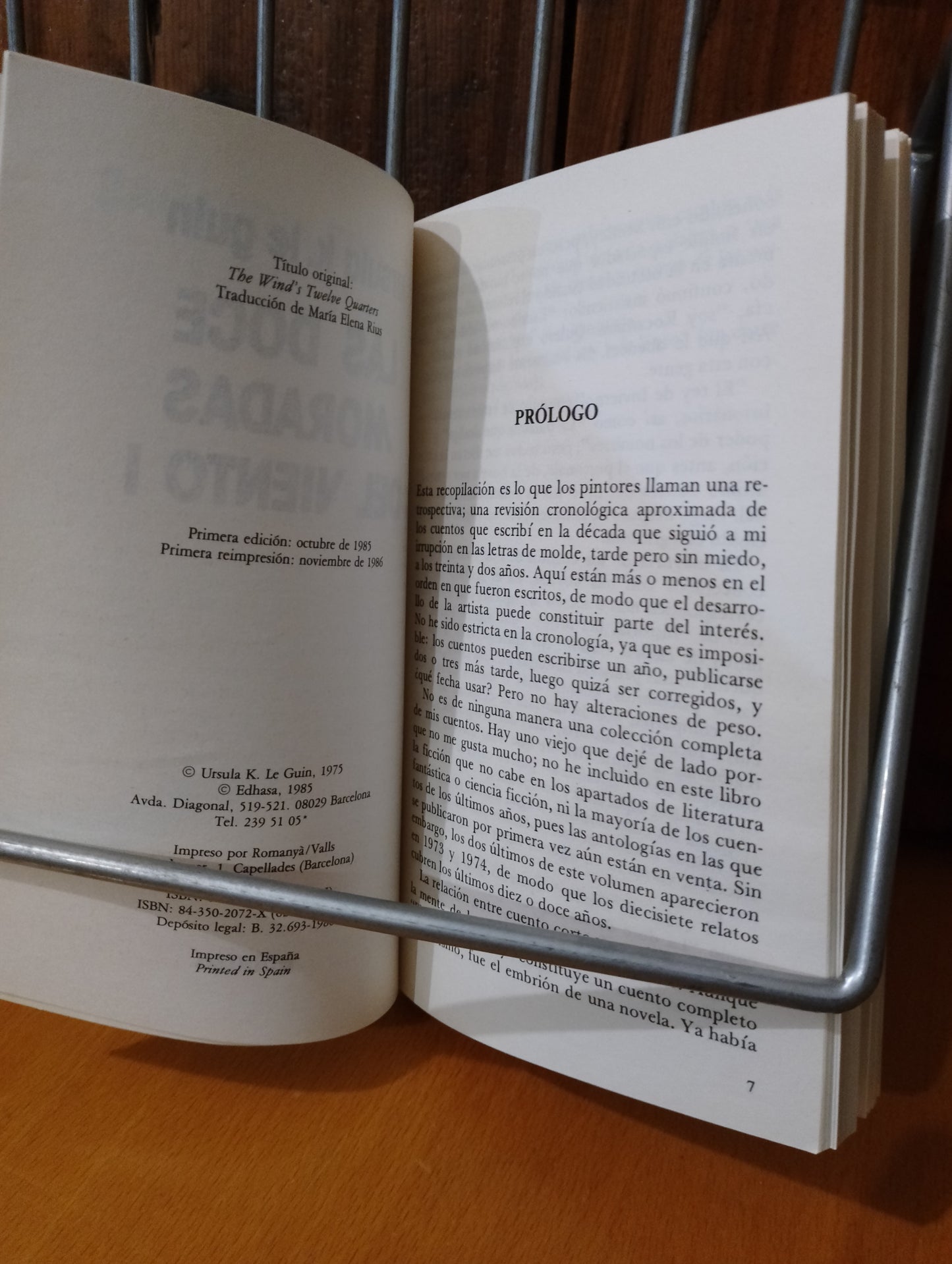 Las doce moradas del viento. Úrsula K Le Guin