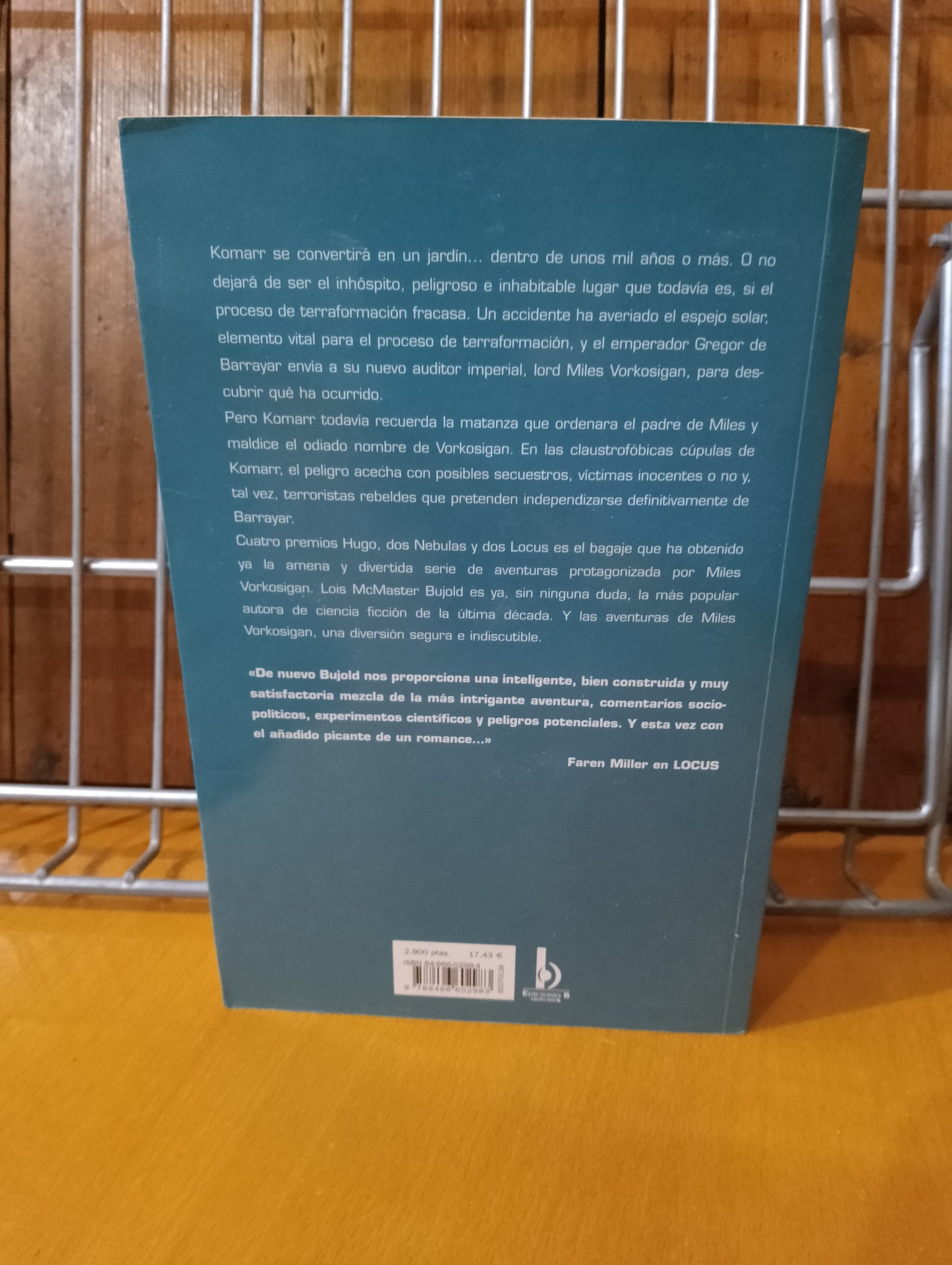 Komarr. Lois McMaster Bujold