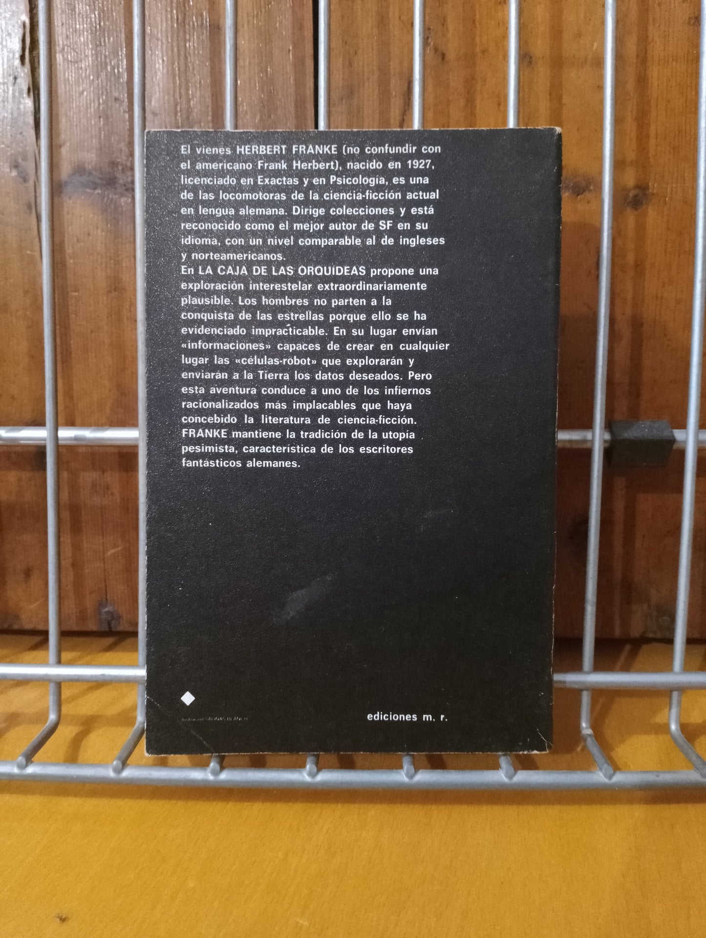 La caja de las orquídeas. Herbert W. Franke
