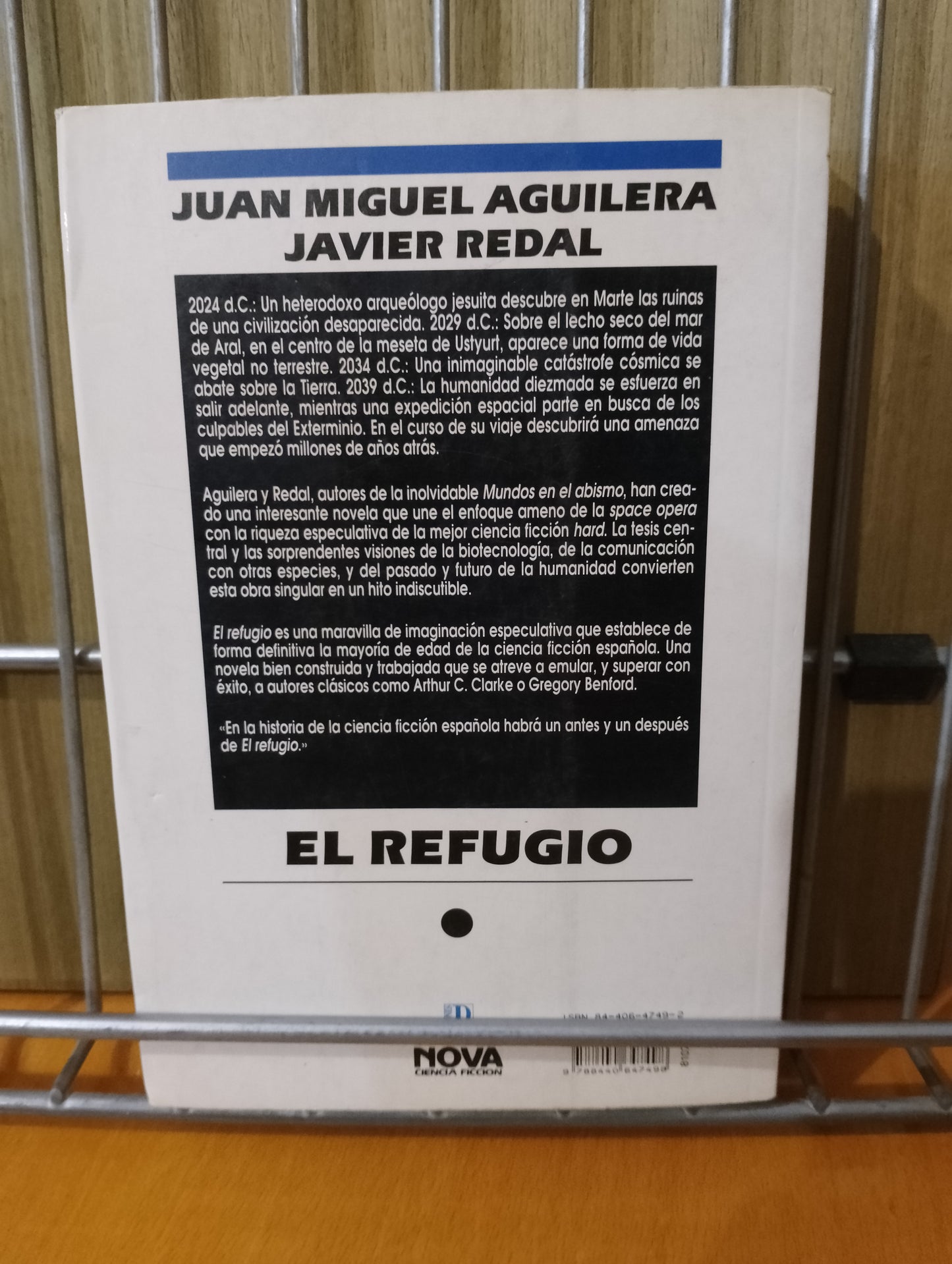 El refugio. Juan Miguel Aguilera. Javier Redal