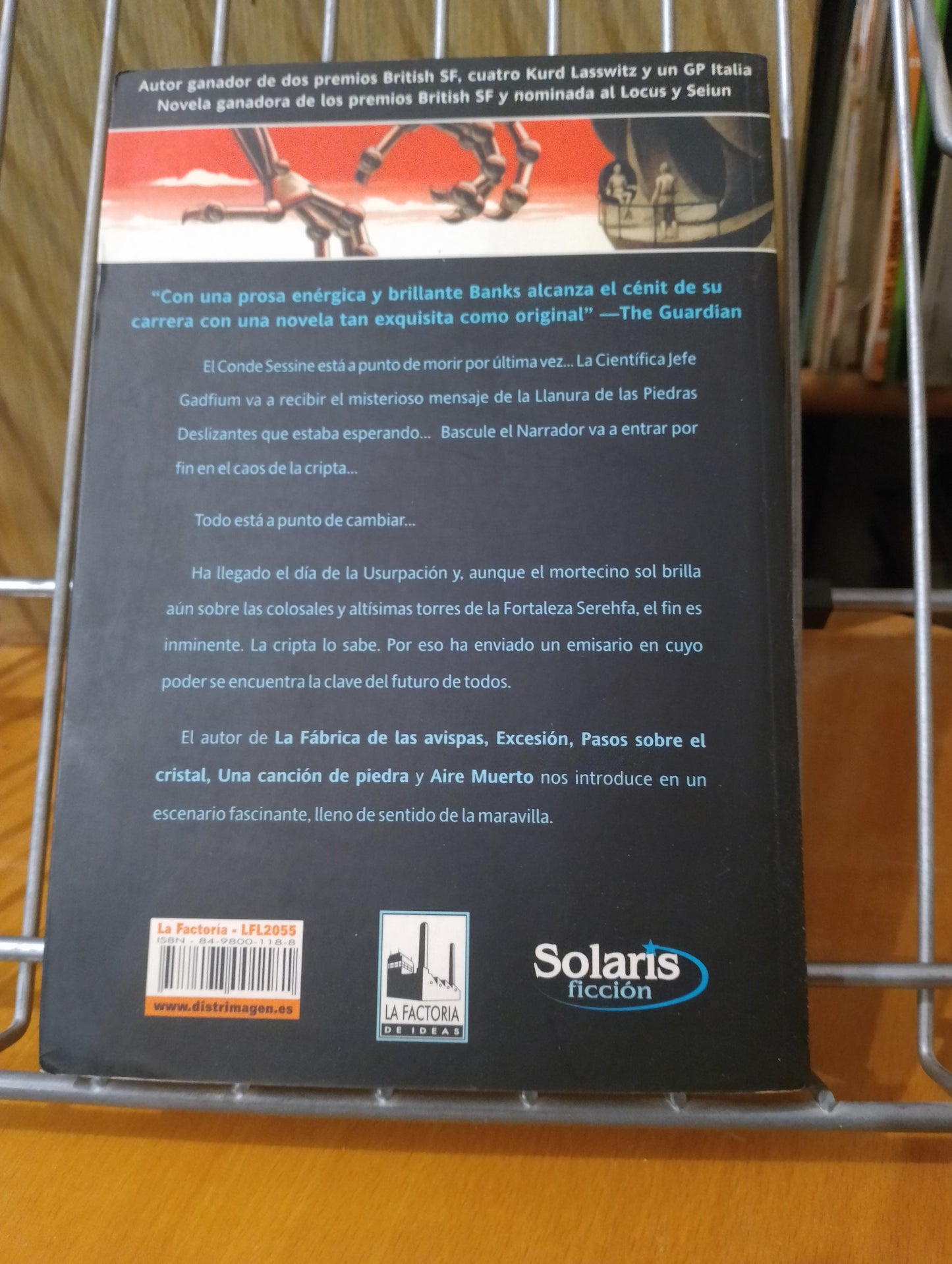 El artefakto. Iain M. Banks