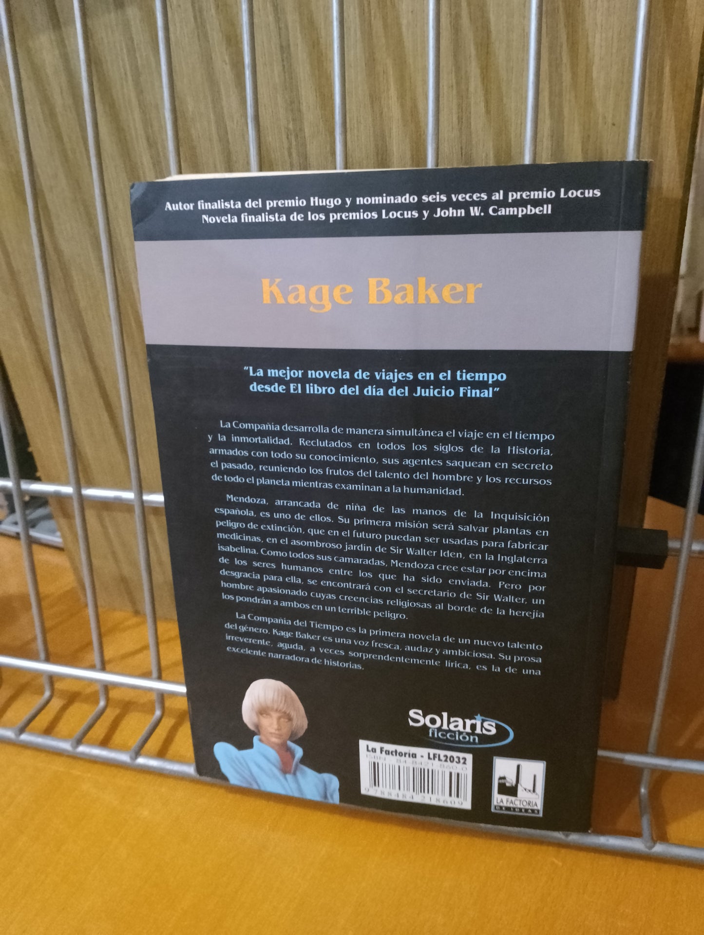 La compañía del tiempo. Kage Baker