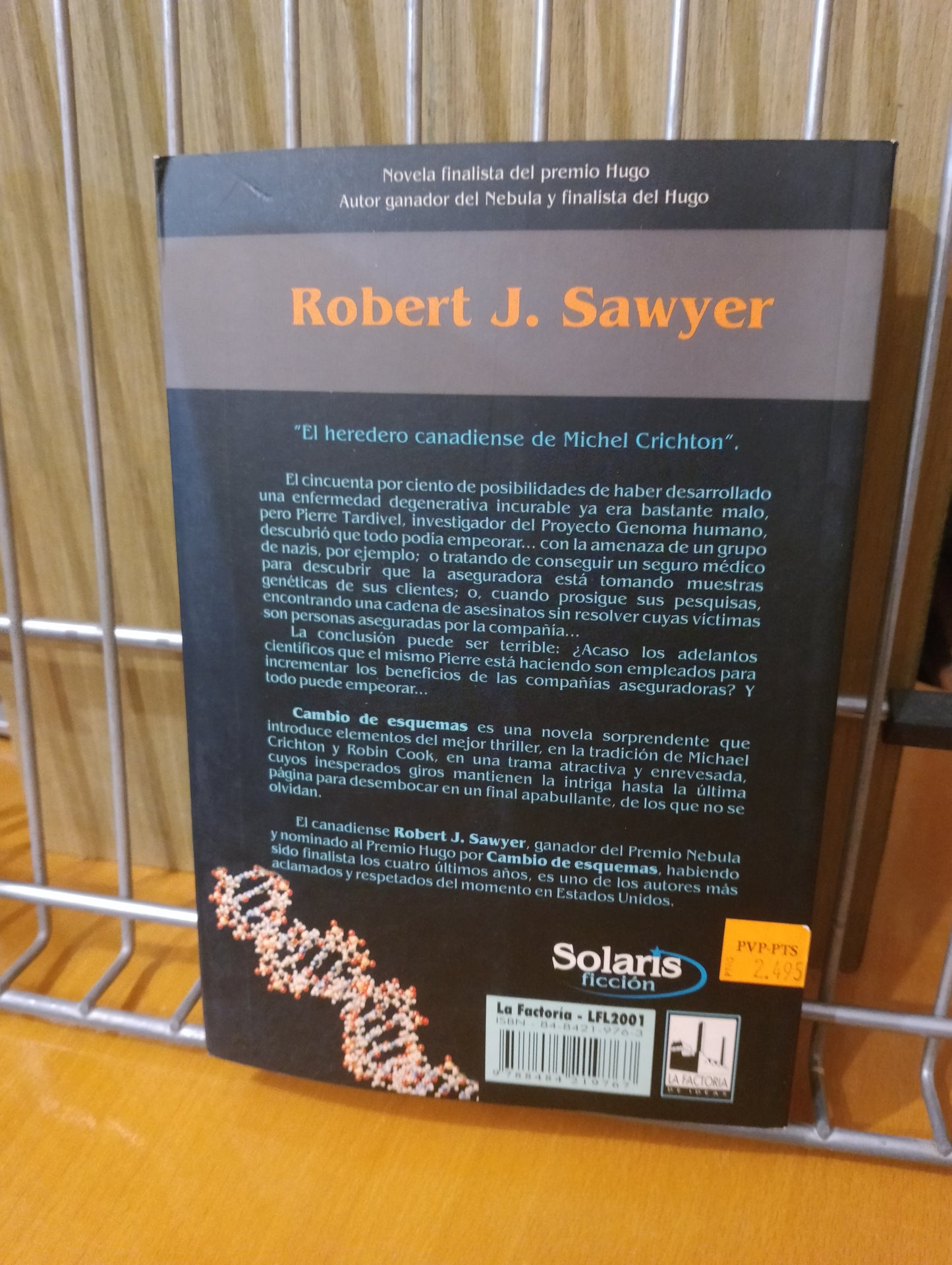 Cambio de esquemas. Robert J Sawyer