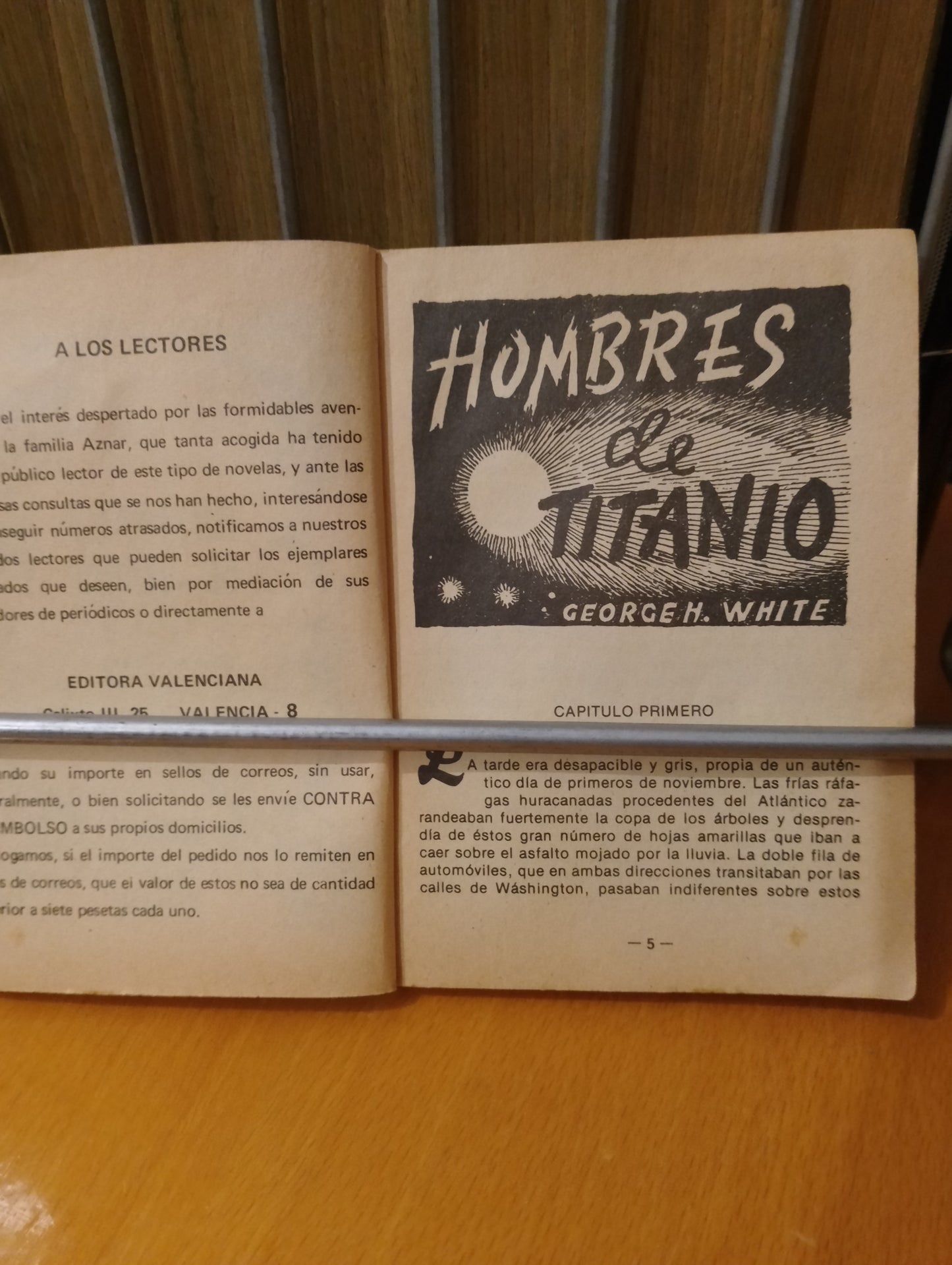 El hombre de titanio. George H White