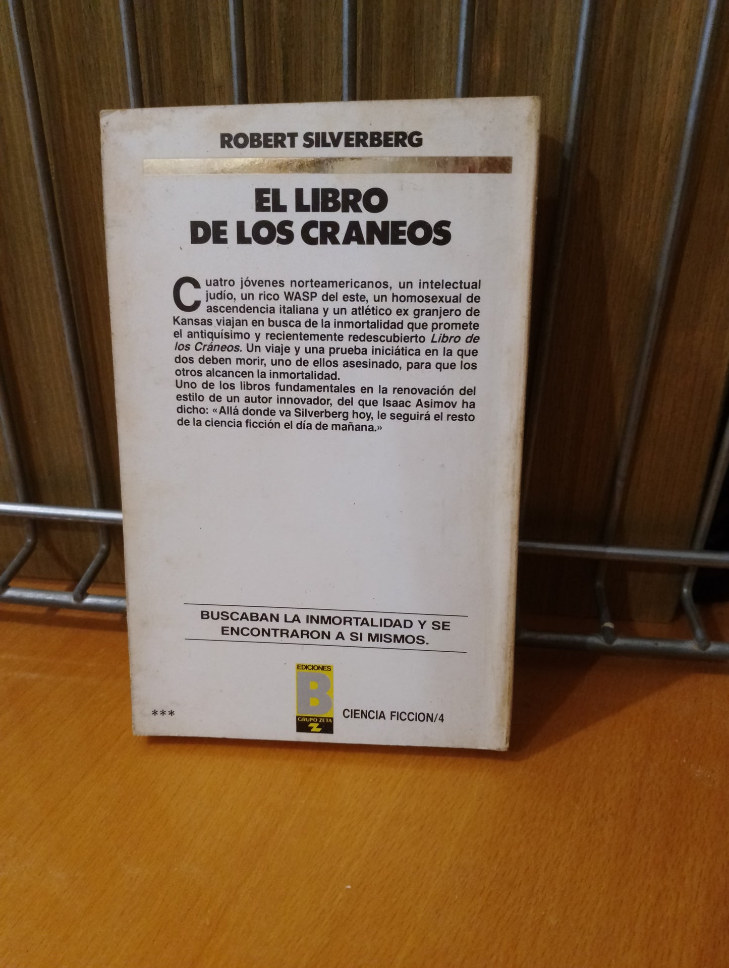 El libro de los craneos. Robert Silverberg