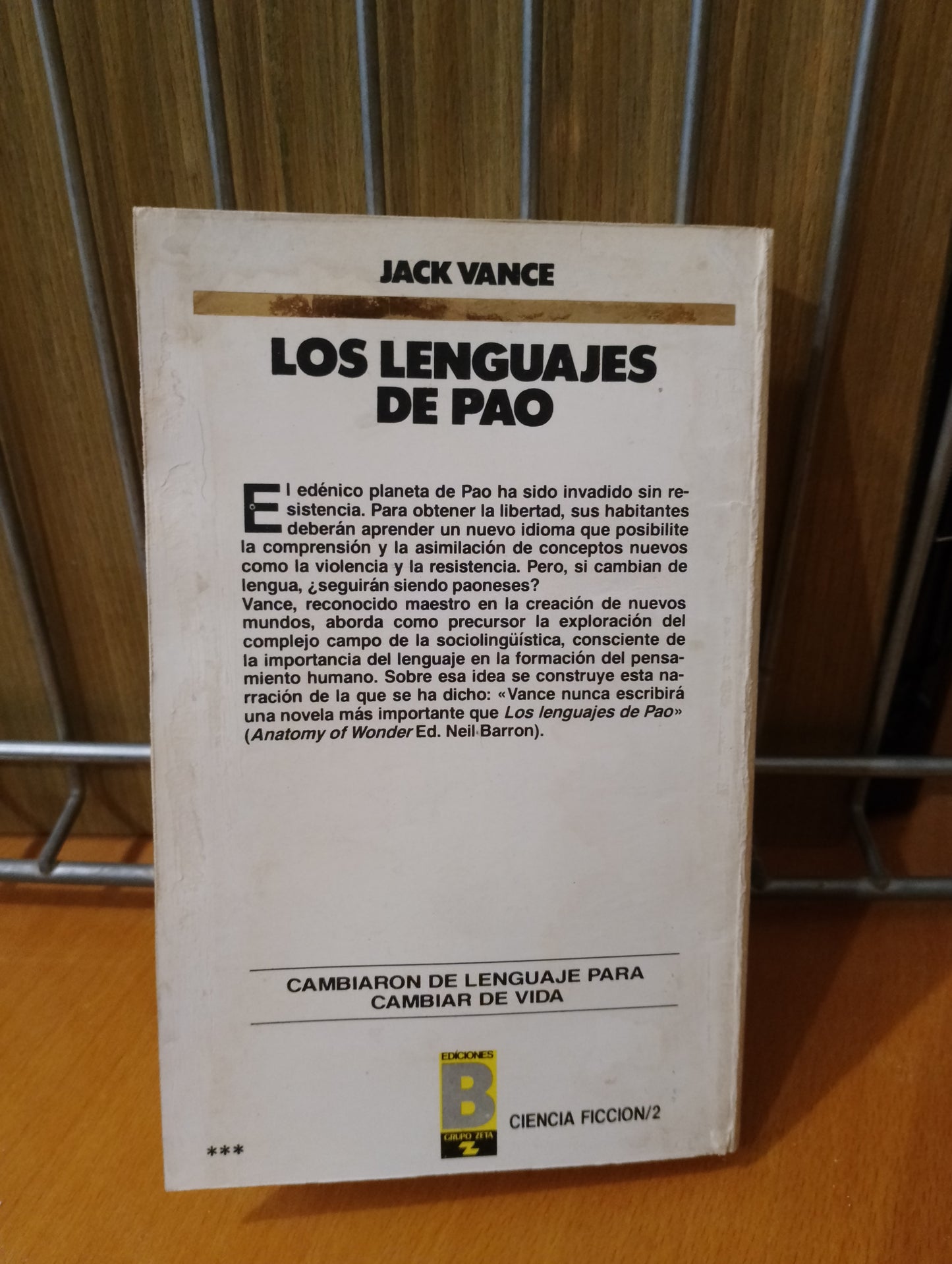 Los lenguajes de Pao. Jack Vance