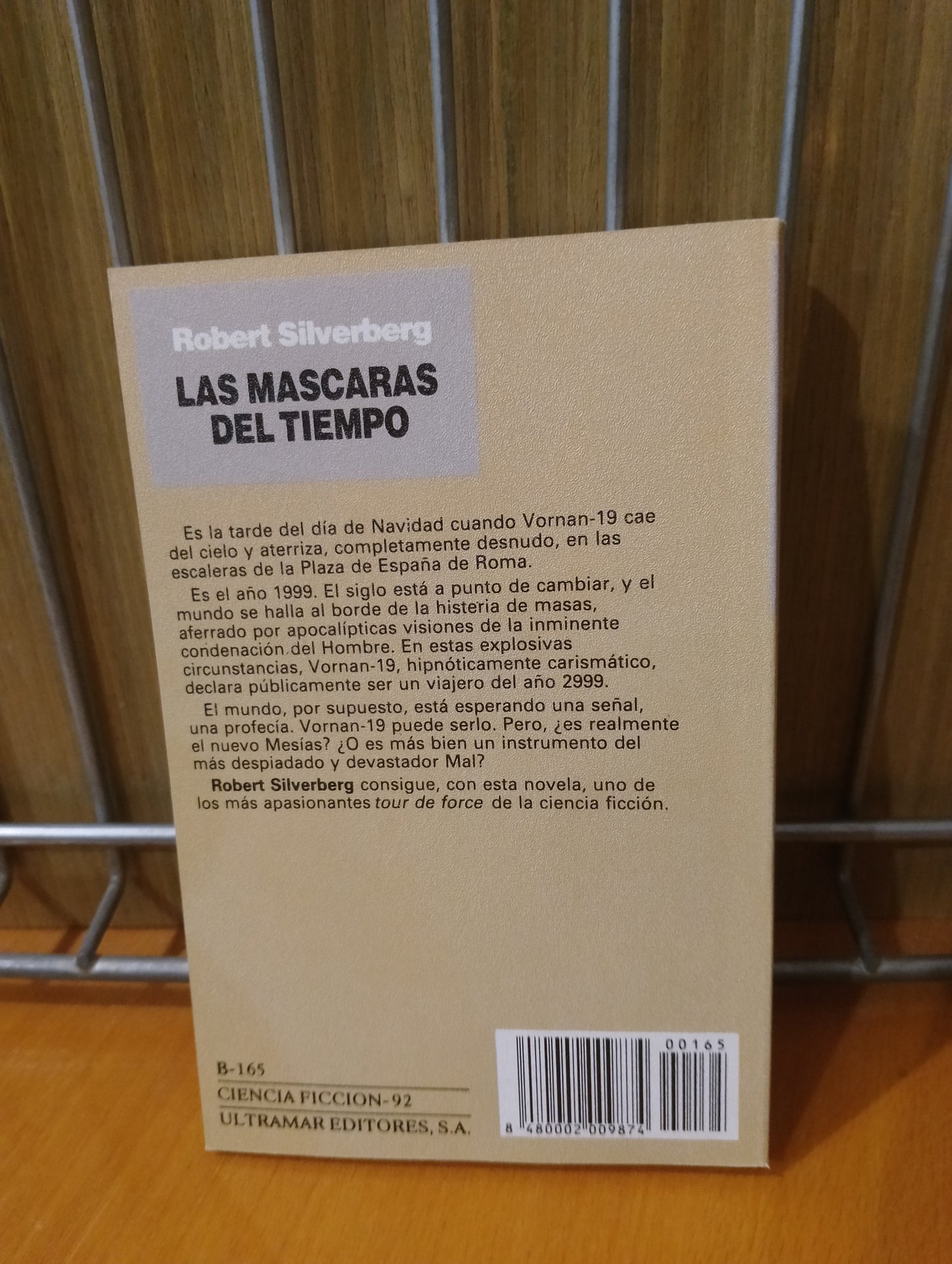 Las mascaras del tiempo. Robert Silverberg