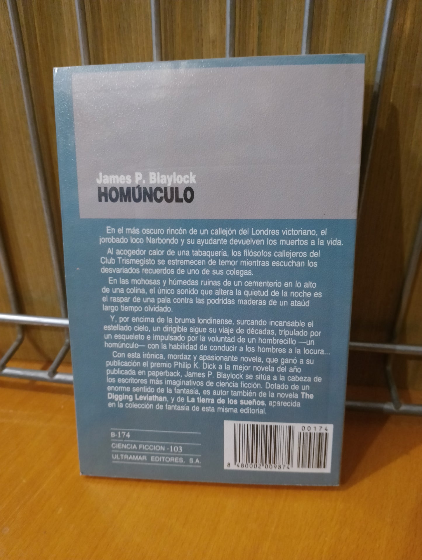 Homúnculo. James P. Blaylock