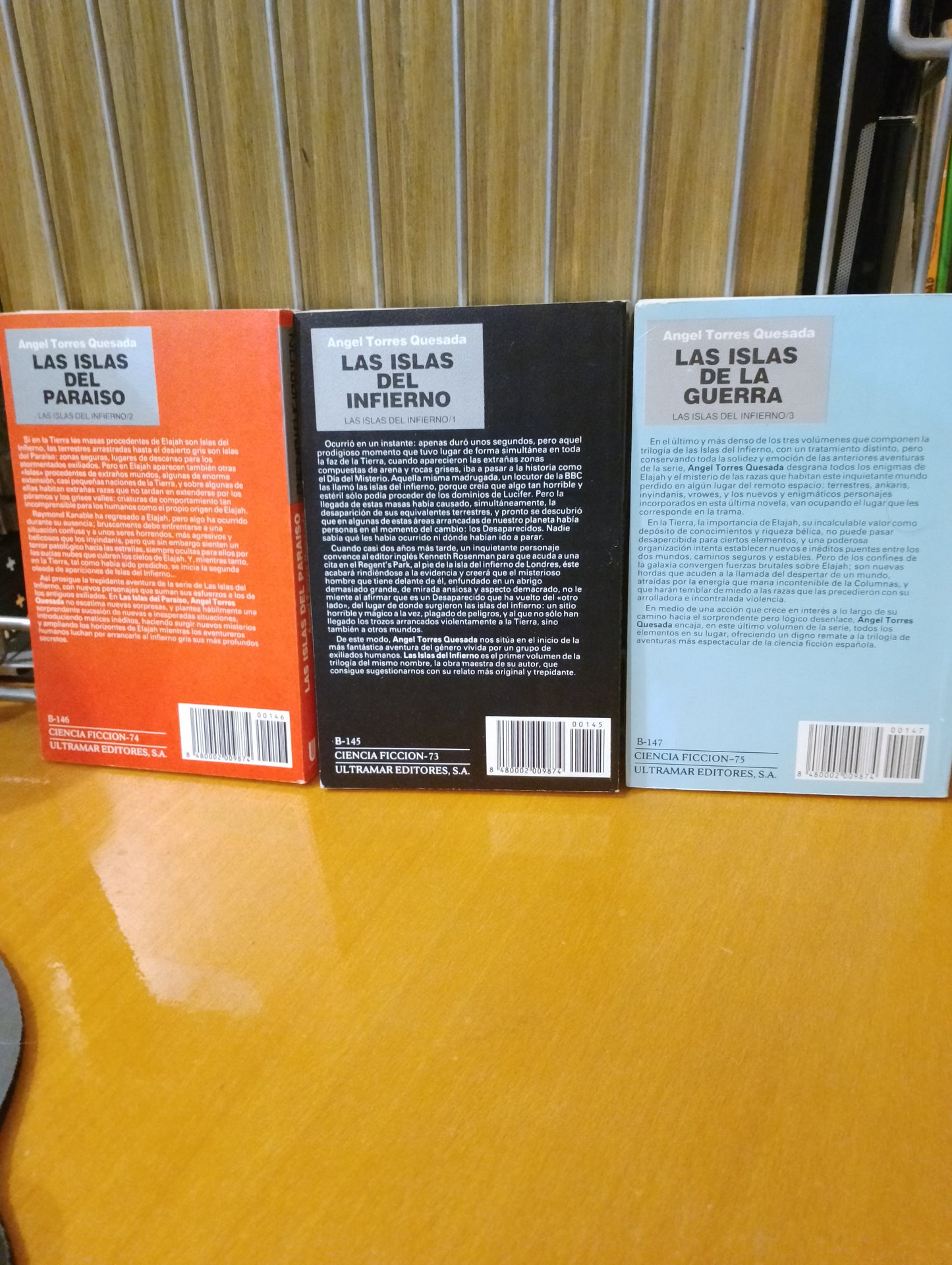 Trilogía islas del infierno. Ángel Torres Quesada