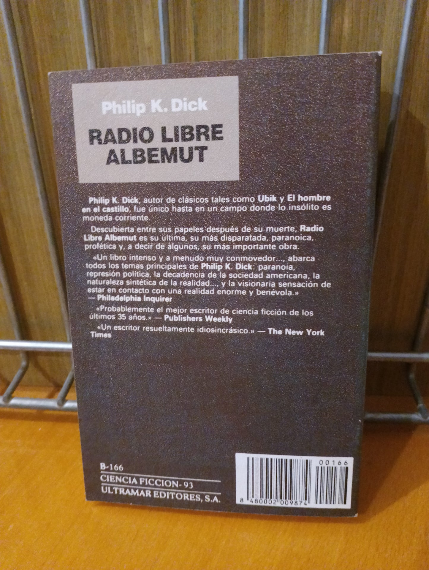 Radio libre Albemut. Philip K Dick