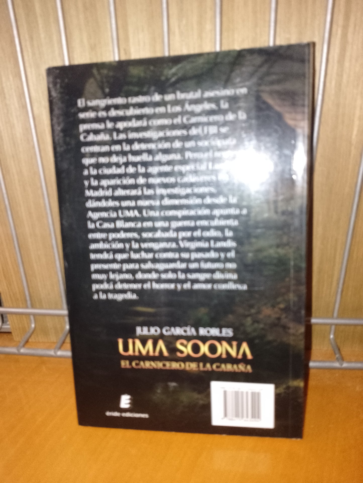 Una Soona. El carnicero de la cabaña. Julio García Robles