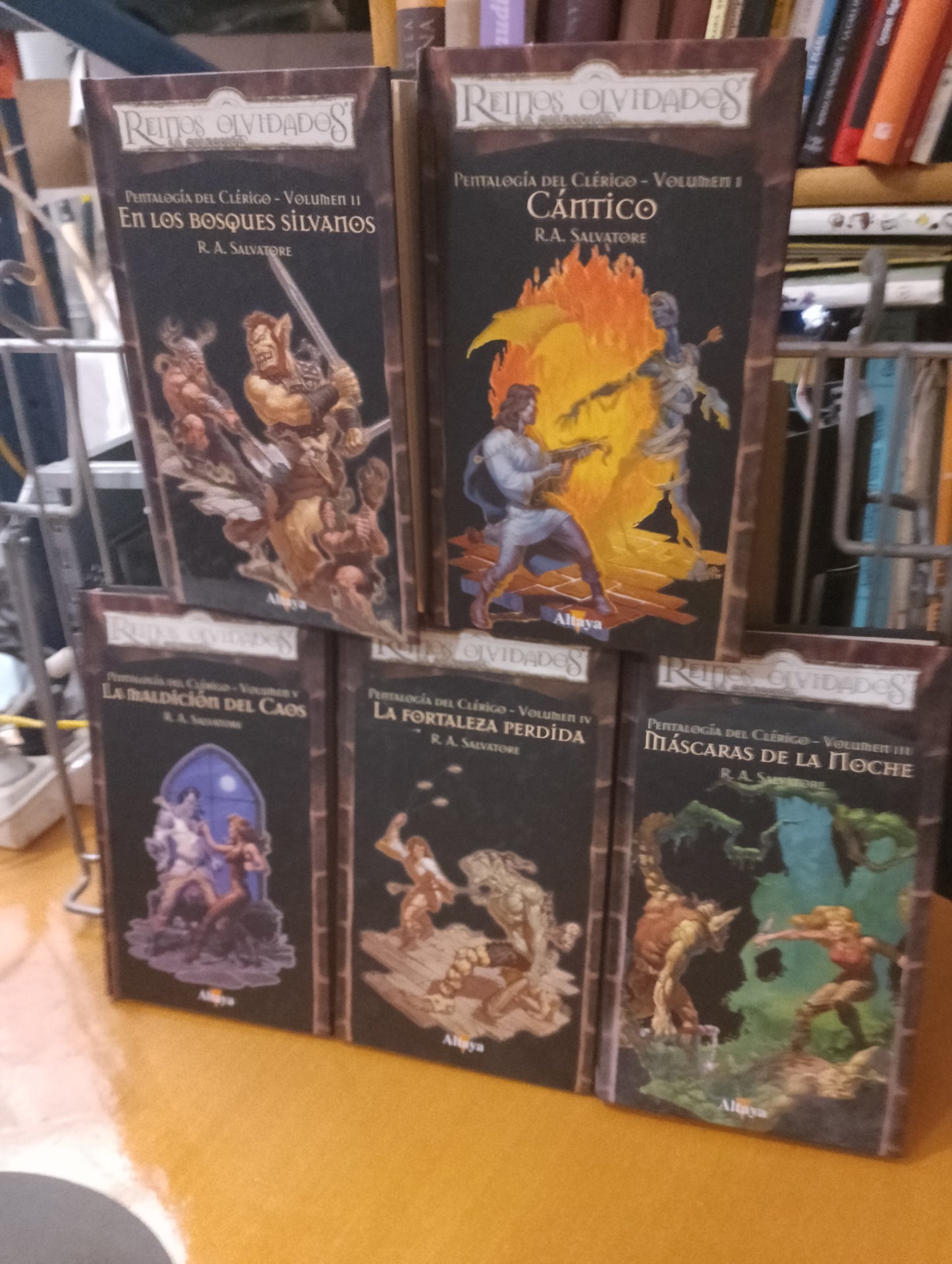 Pentalogía del clérigo. R.A. Salvatore.