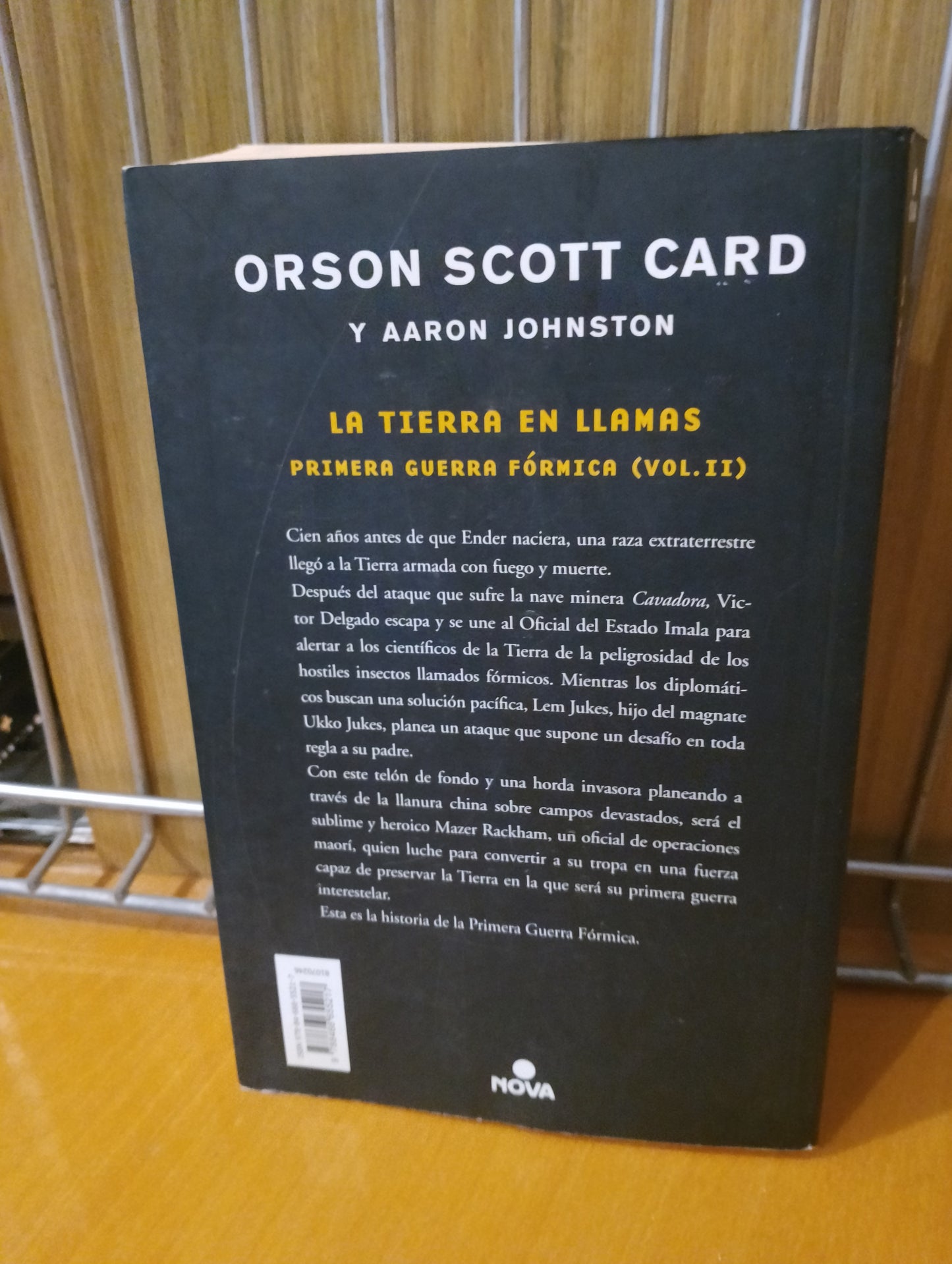 La tierra en llamas. Orson Scott Card