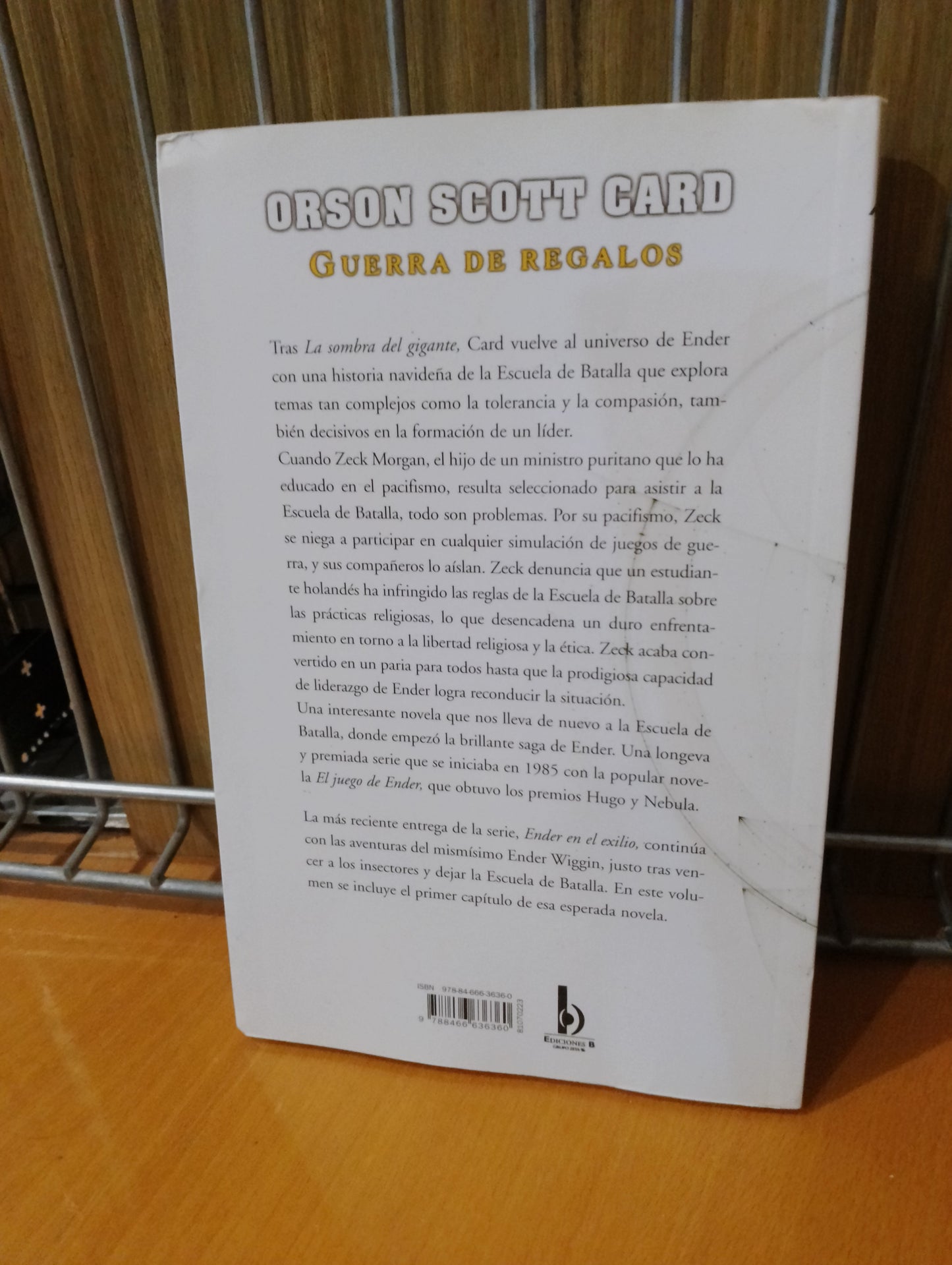 Guerra de regalos. Orson Scott Card