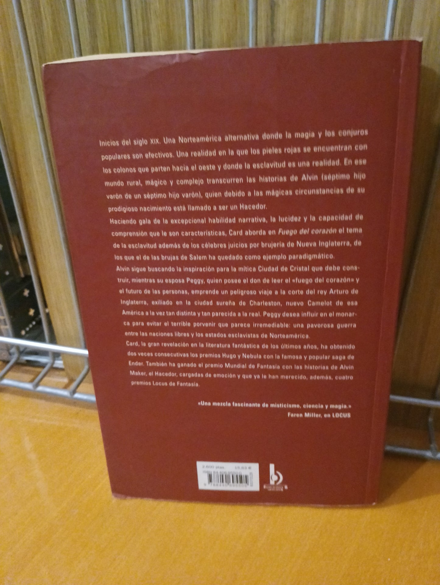 Fuego del corazón. Orson Scott Card