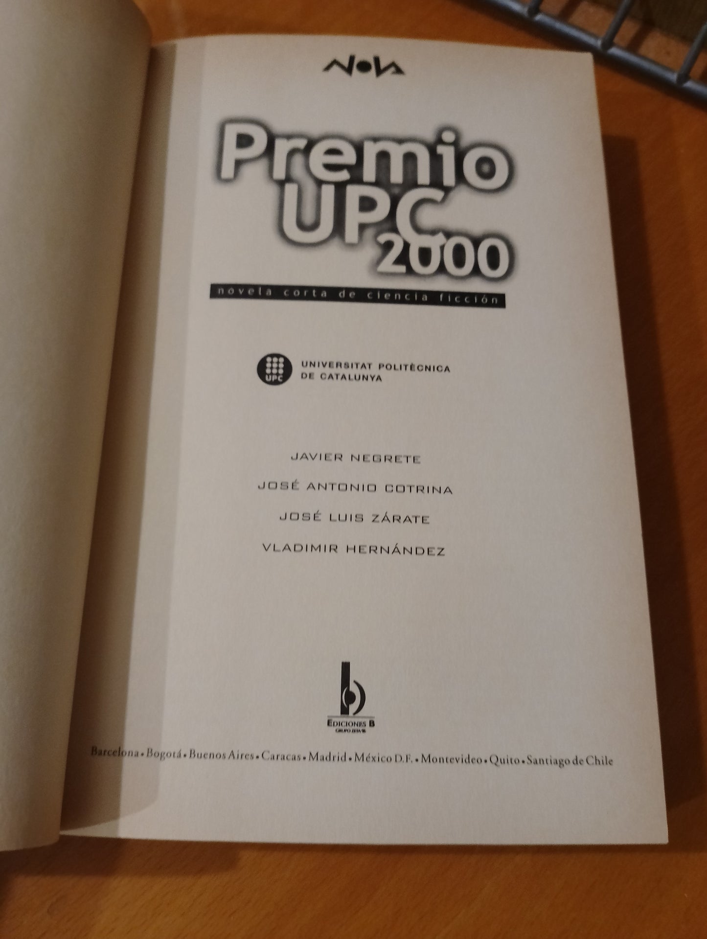 Premio UPC 2000. Carlos Gardini.