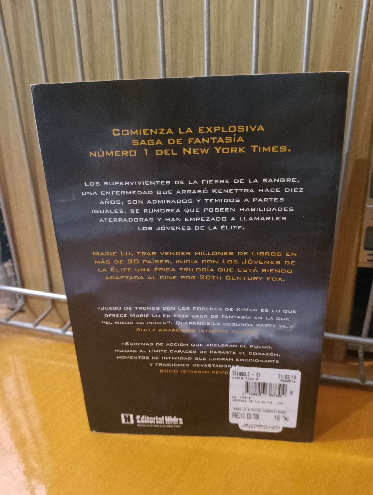 Los jóvenes de la elite. Marie Lu