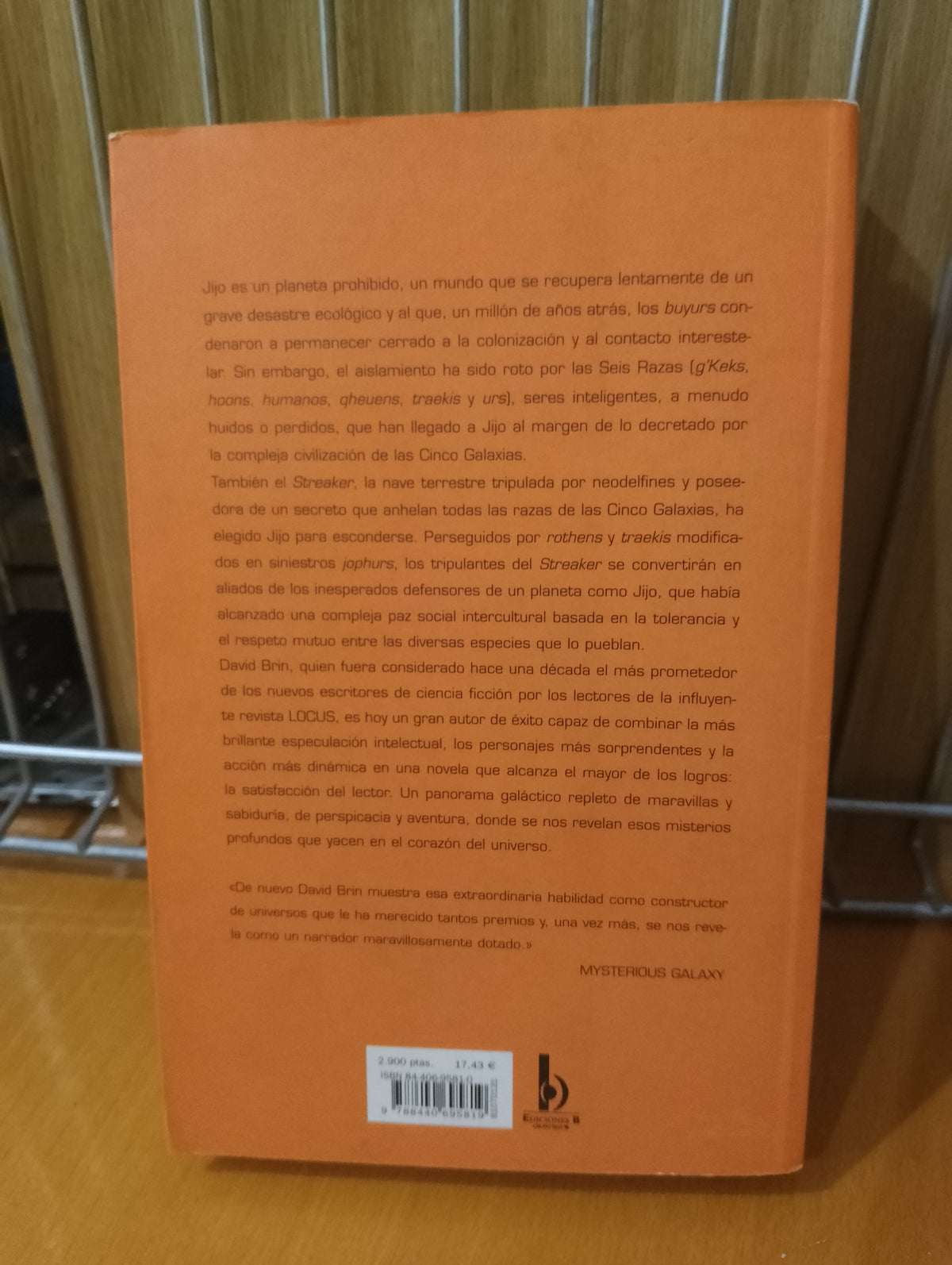 Los límites del cielo. David Brin