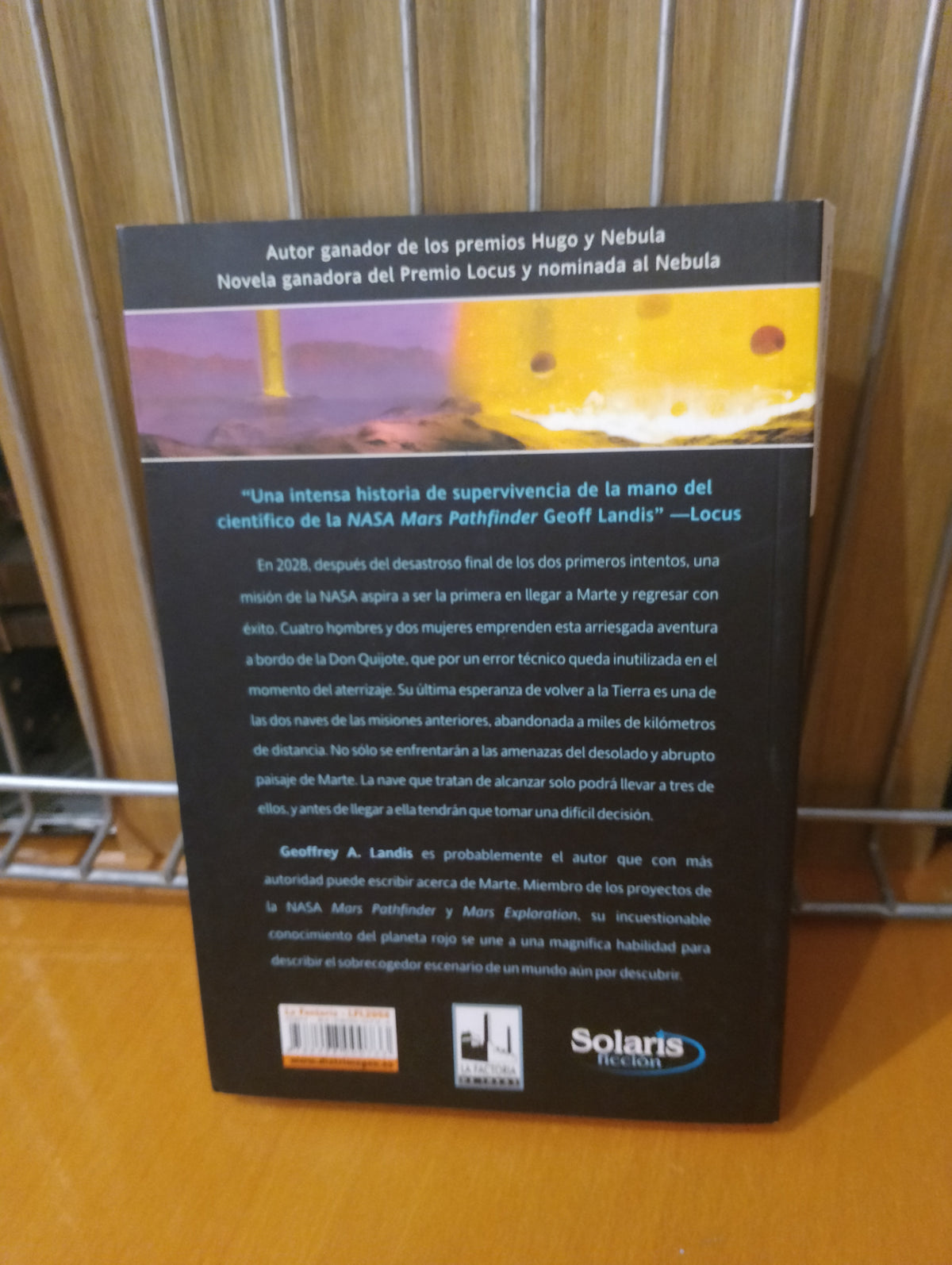 A través de Marte. Geoffrey A. Landis